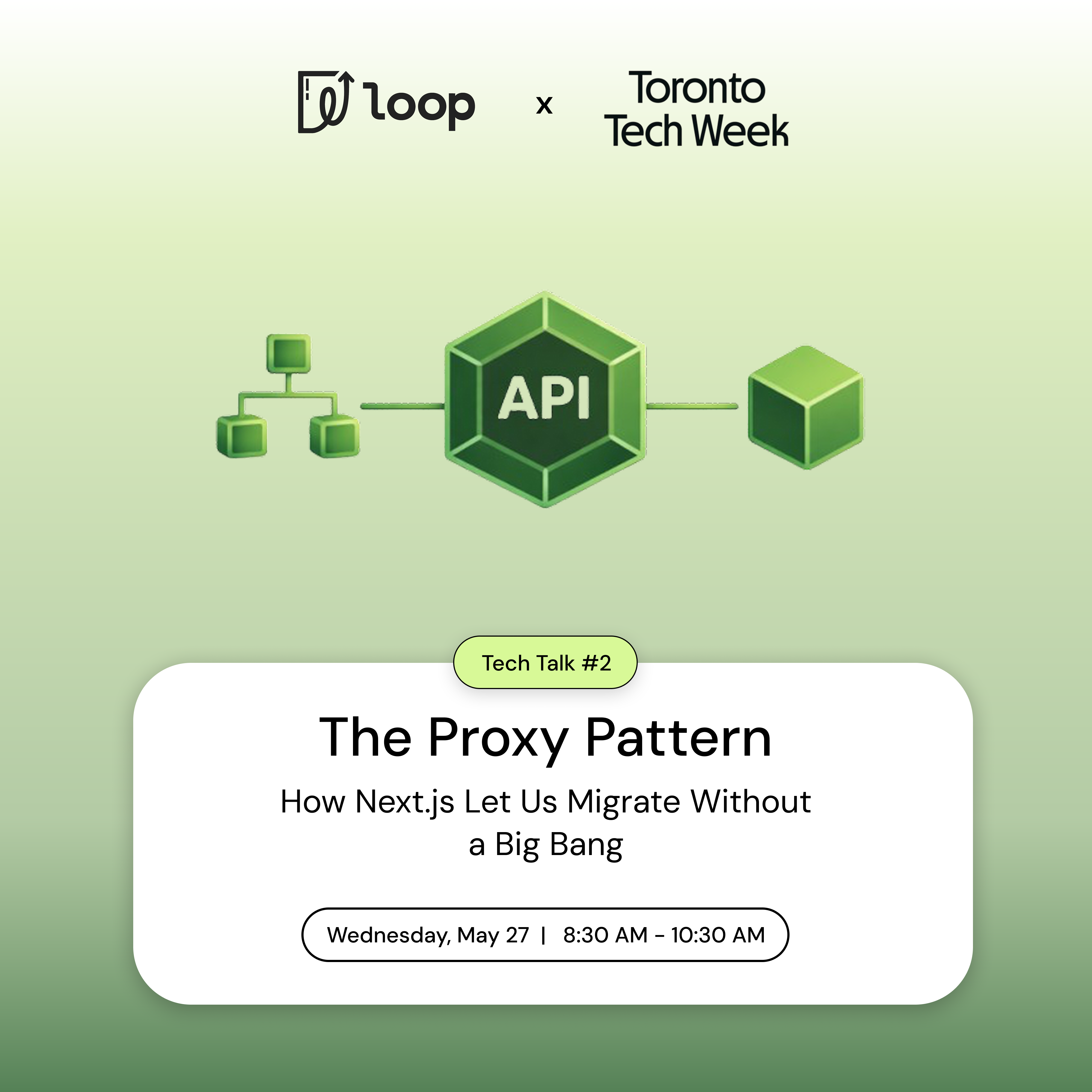 Toronto Tech Week x Loop Tech Talk 2: The Proxy Pattern -How Next.js Let Us Migrate Without a Big Bang