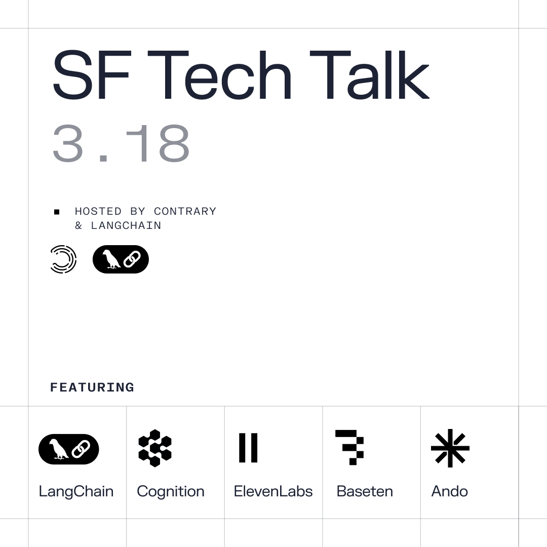 Contrary SF Tech Talk