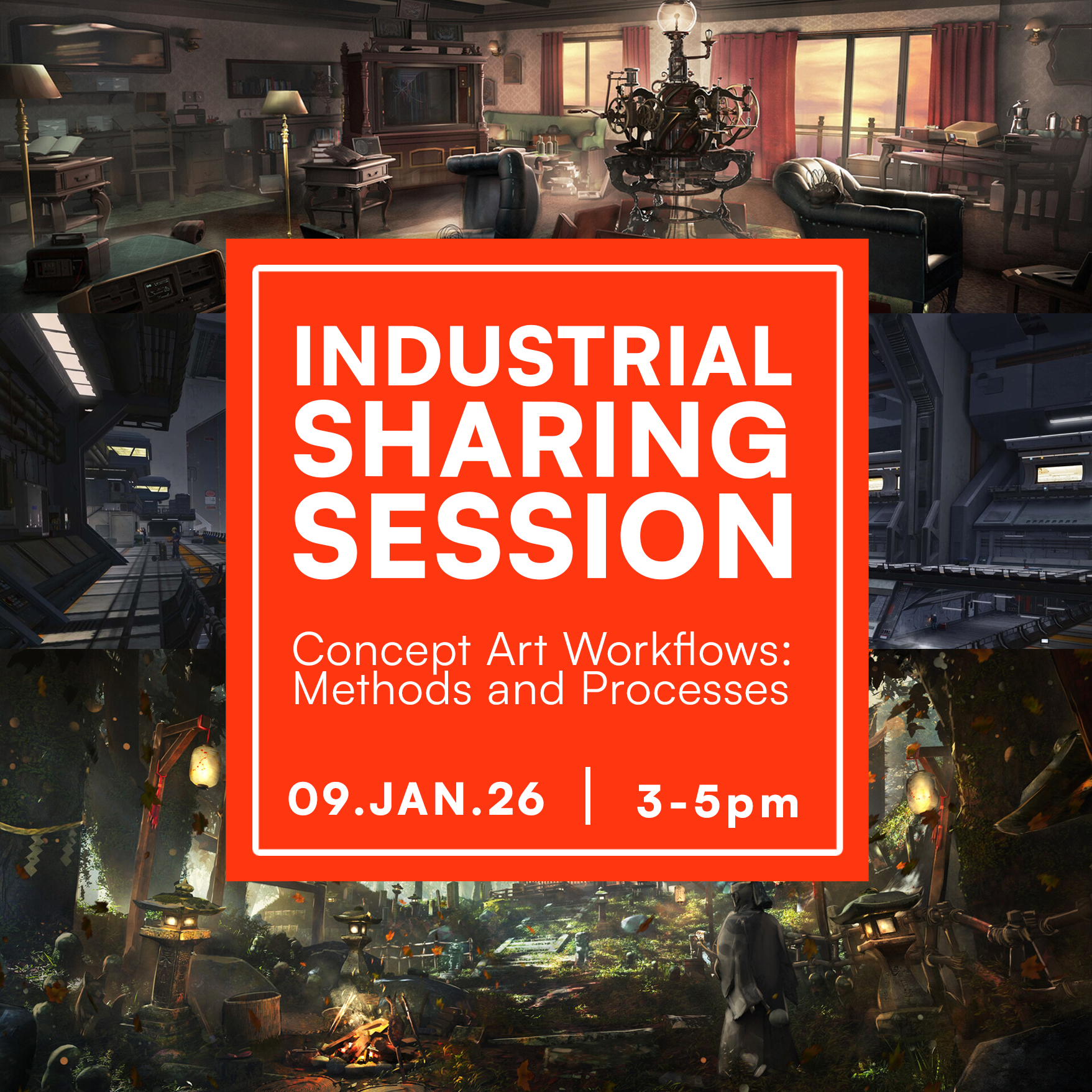 Industrial Sharing Session - Concept Art Workflows: Methods and Processes