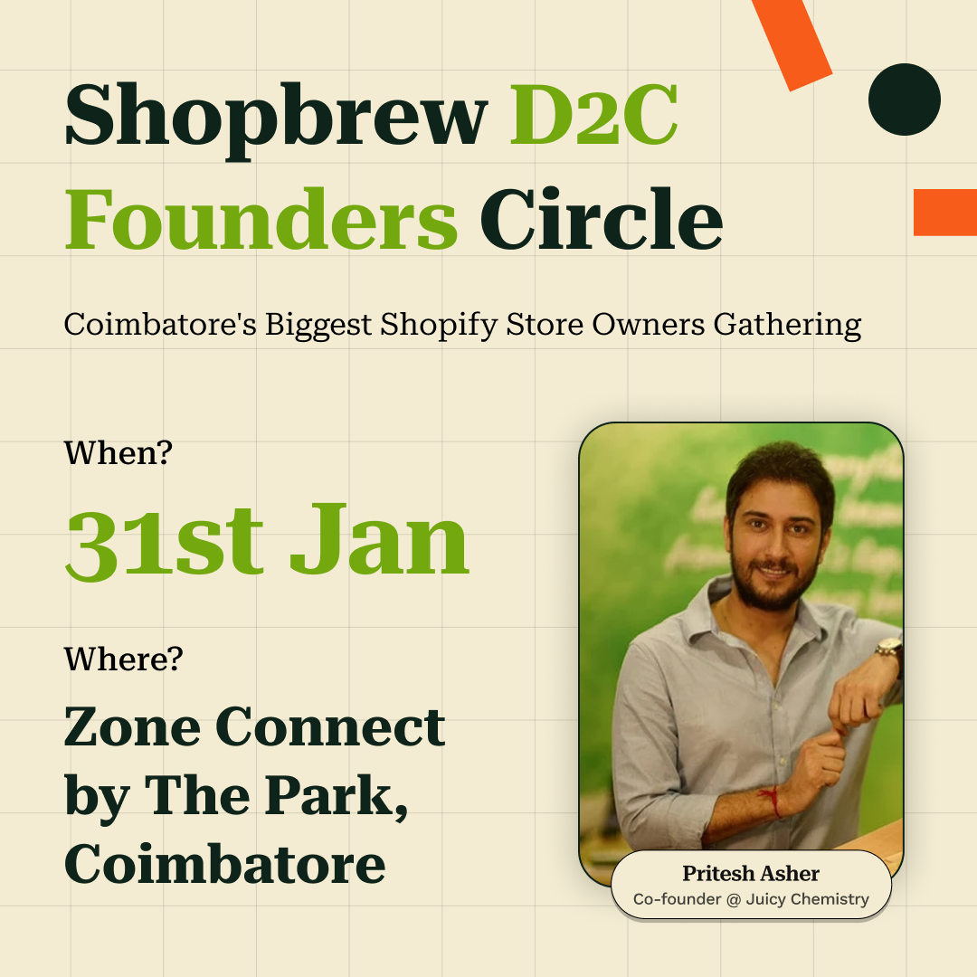 Shopbrew D2C Founders Circle