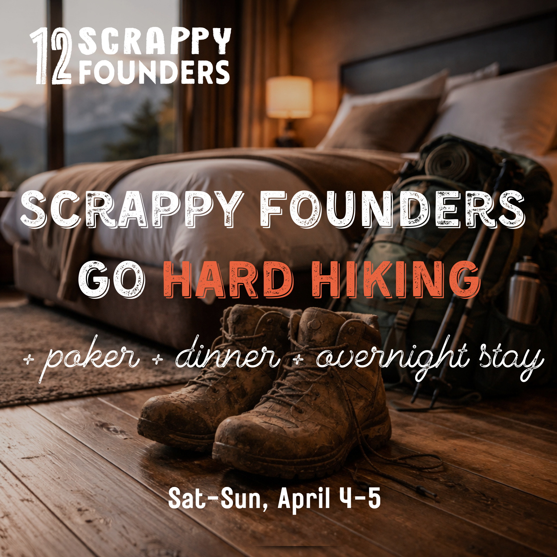 Scrappy AI Founders Go Hard Hiking (+ overnight stay)