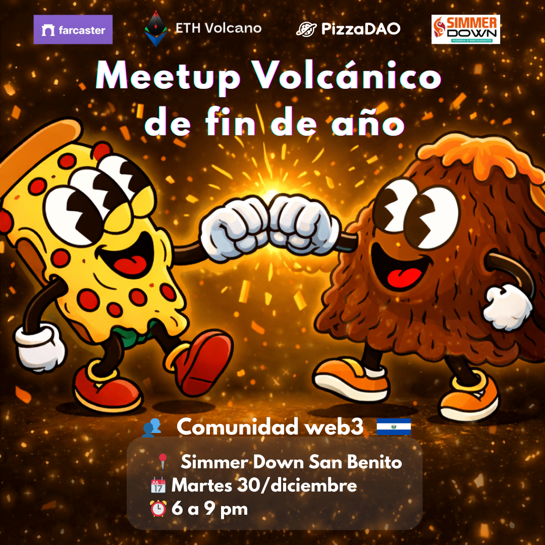 🍕🌋 Meetup Volcánico de fin de año