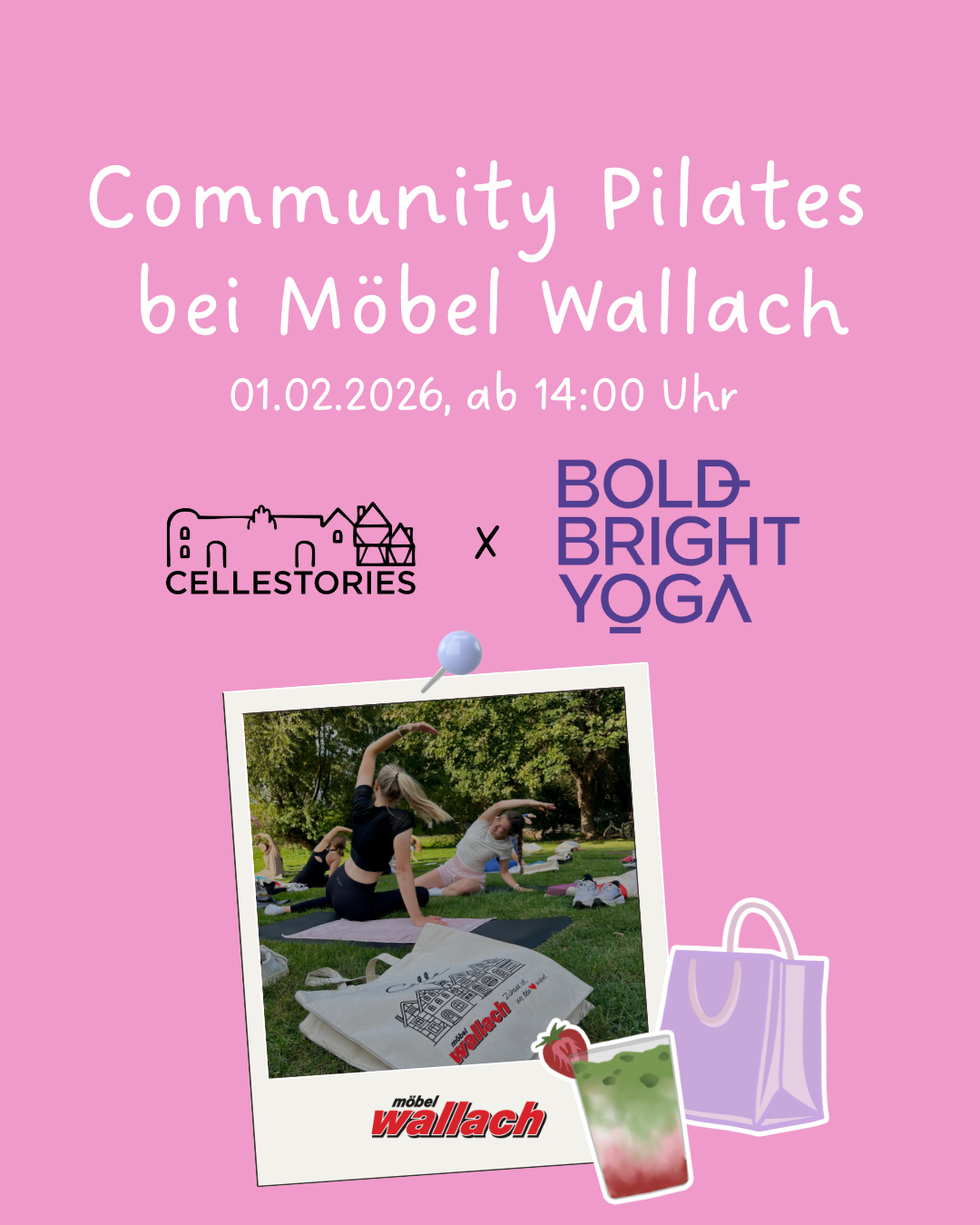 Community Event von Celle Stories: Pilates & Matcha mit Bold Bright Yoga