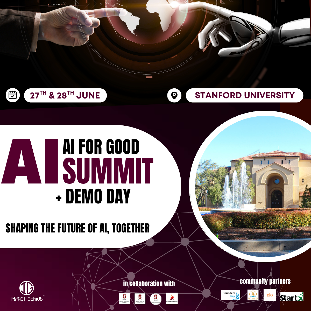 AI for Good Summit + Demo Day @ Stanford