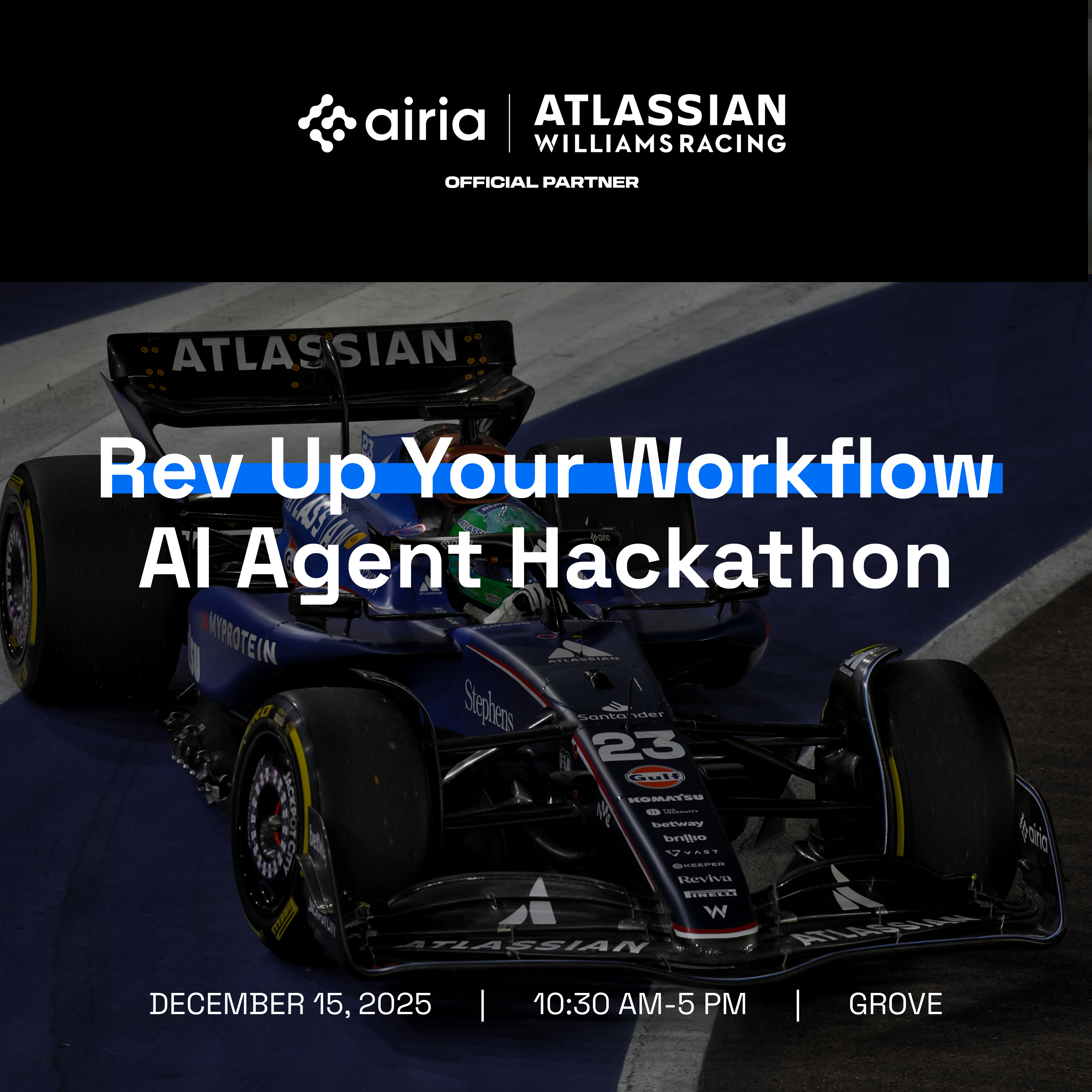 Rev Up Your Workflow: AI Agent Hackathon with Airia