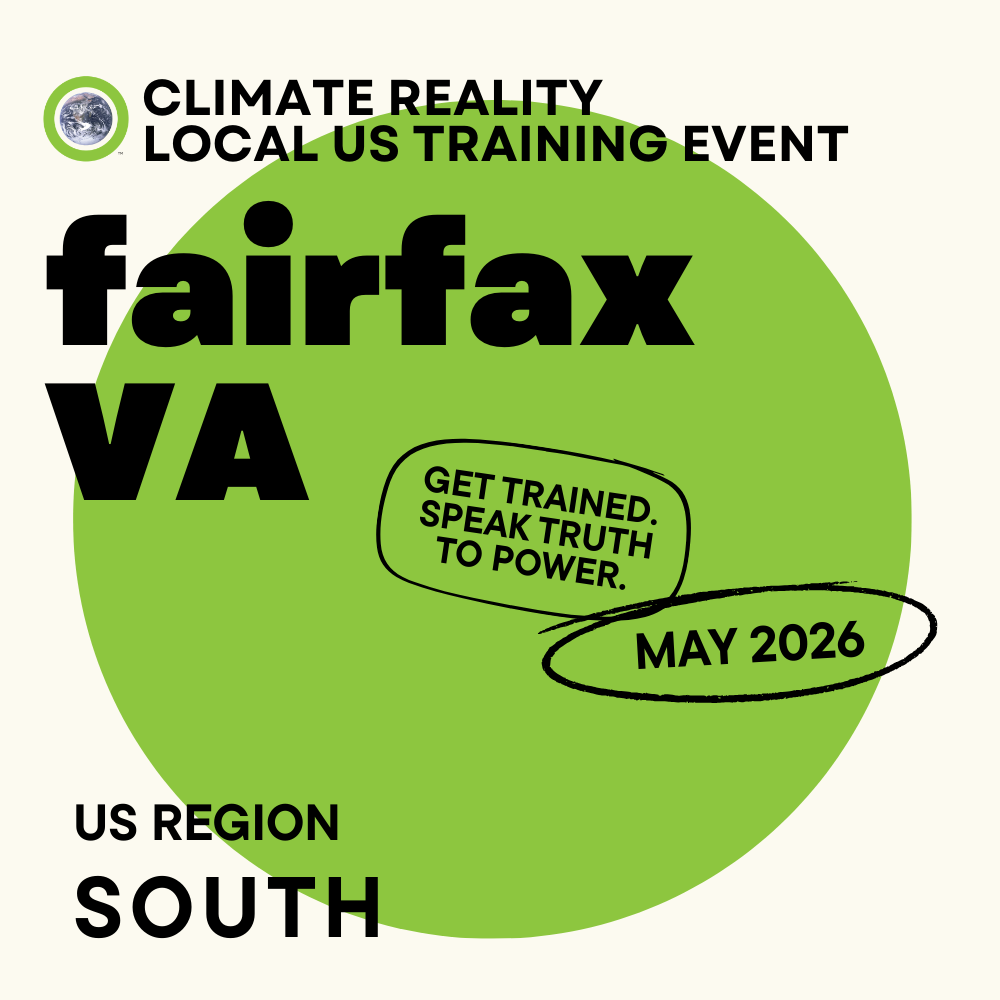 Fairfax, VA - Climate Reality Local Training Event