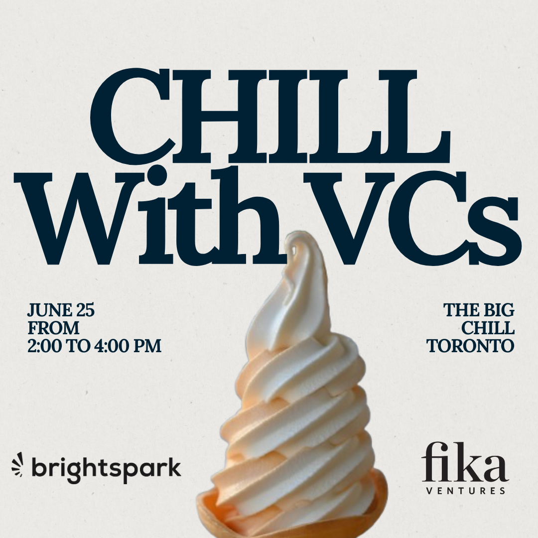 Chill with VCs: Tech Startups & Frozen Treats