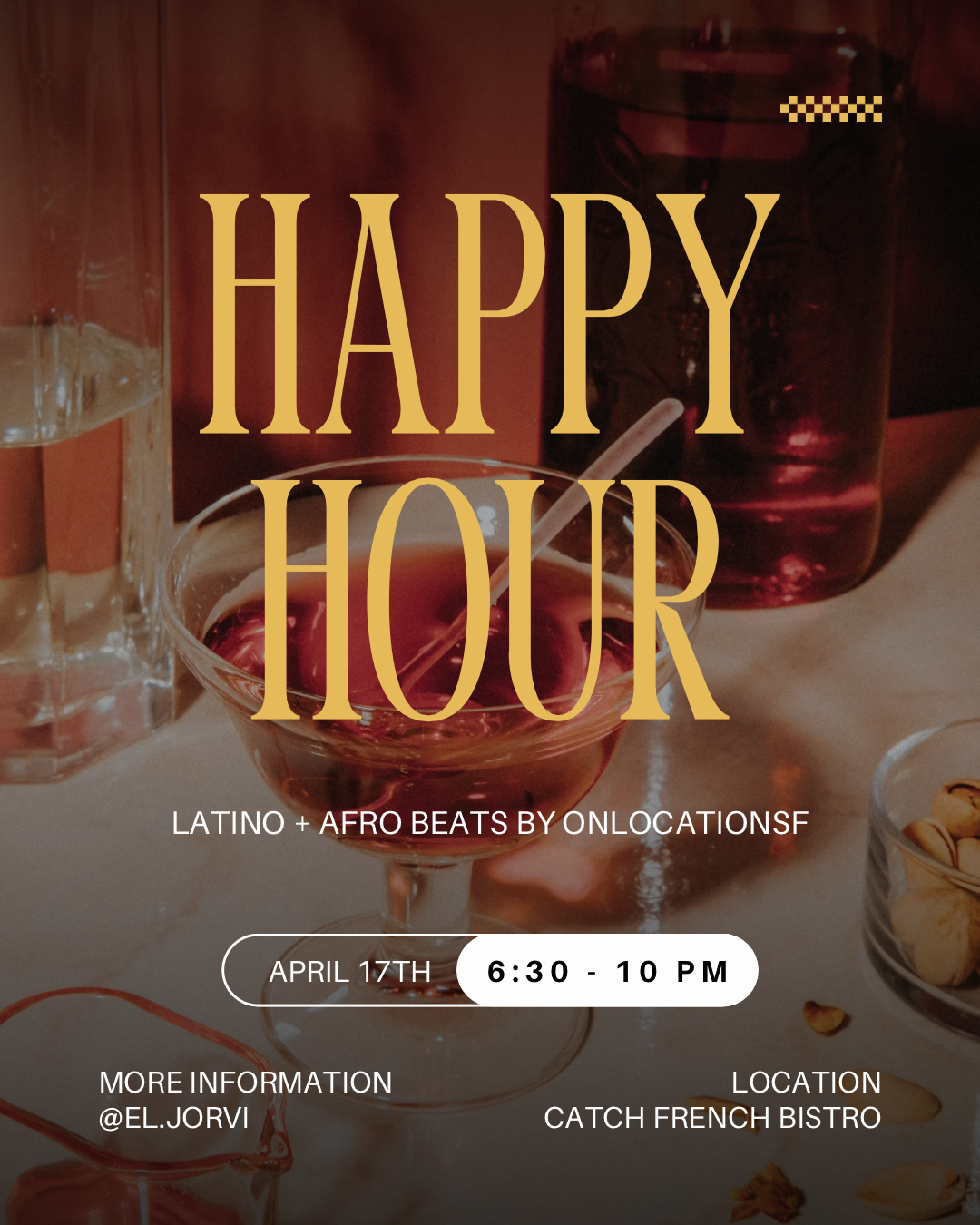 Happy Hour at Catch French Bistro