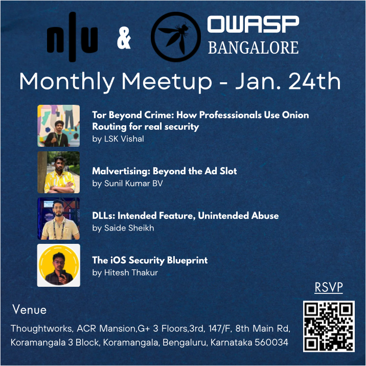 Null/OWASP Combined Meet - Bangalore | 24th January 2026