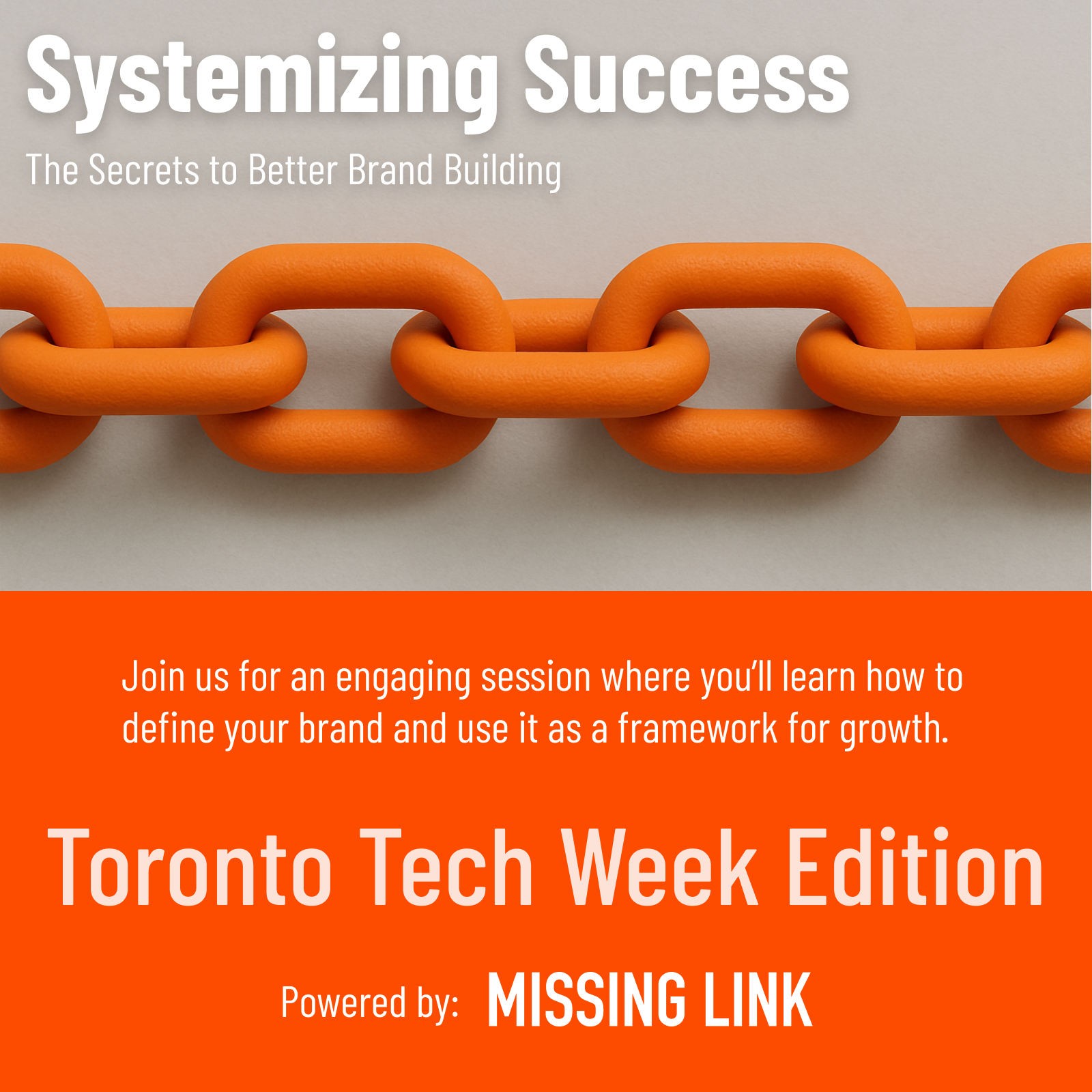 🧠 Systemizing Success: A Brand Strategy Framework for Growth, Toronto Tech Week Edition