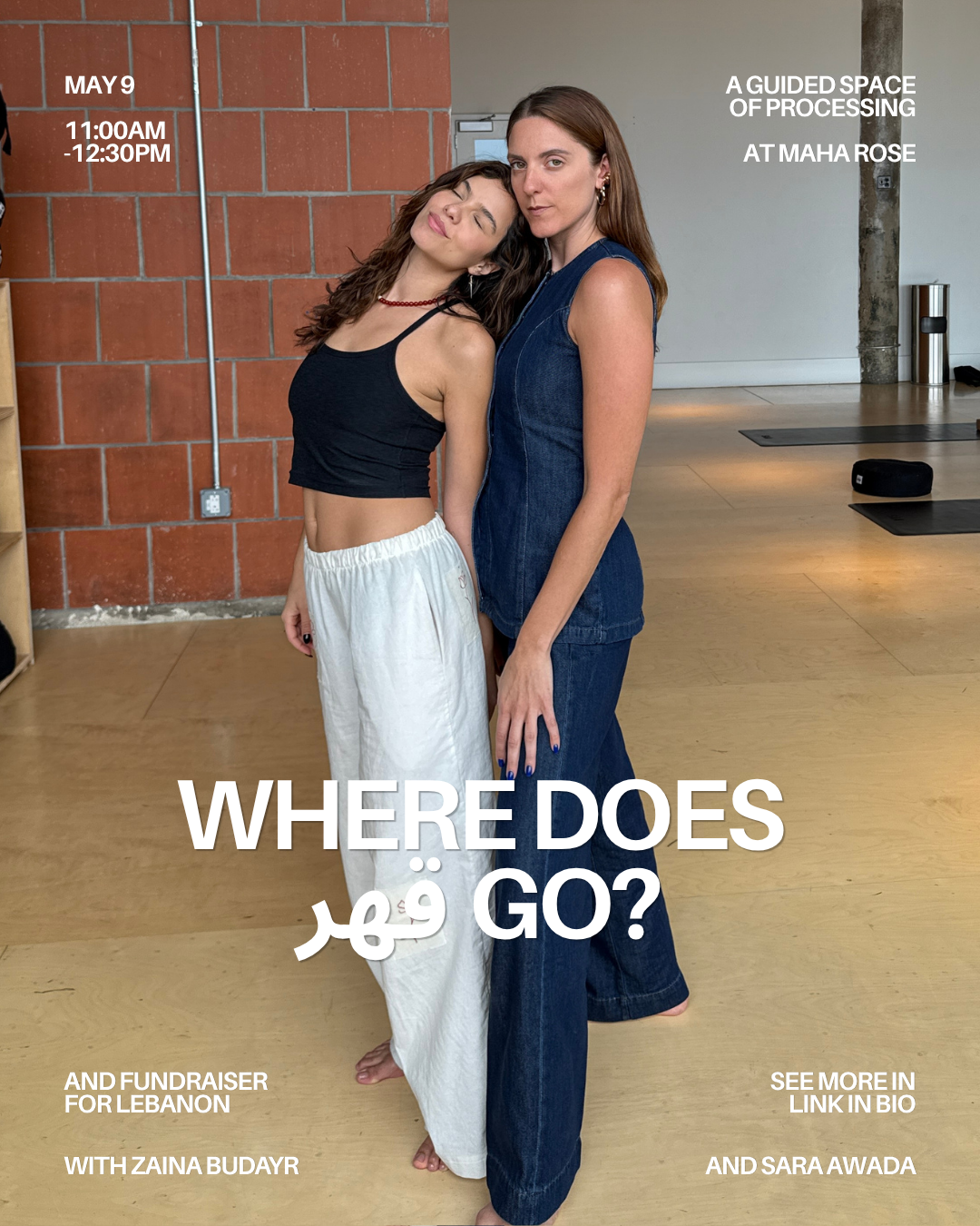 grief circle and fundraiser for lebanon