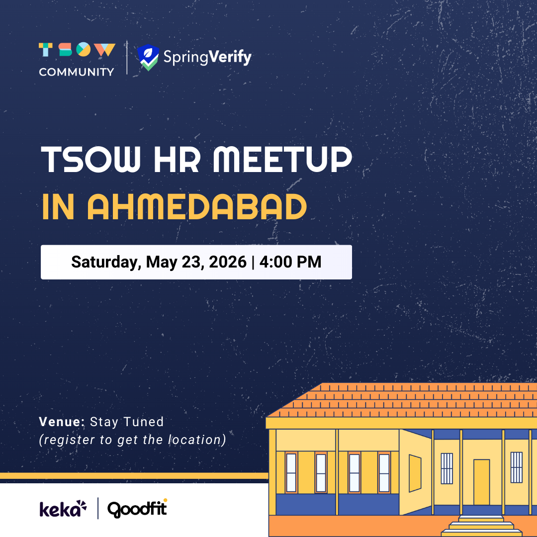 TSOW HR Meetup in Ahmedabad