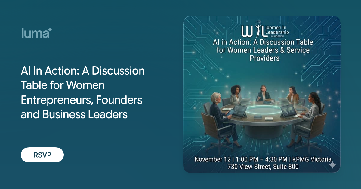 AI In Action: A Discussion Table for Women Business Leaders and Service Providers promotional image