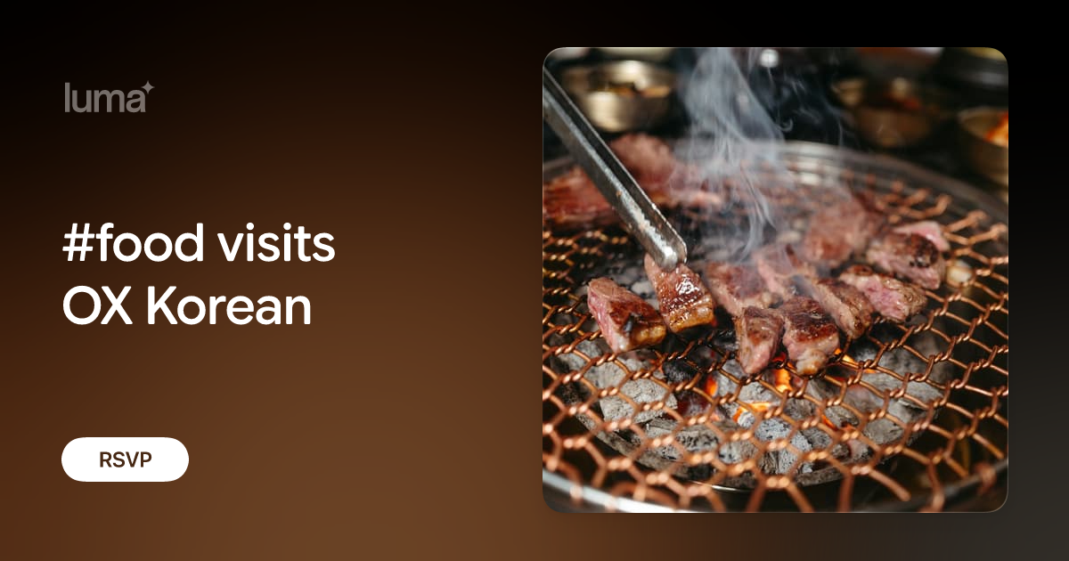 #food visits OX Korean promotional image