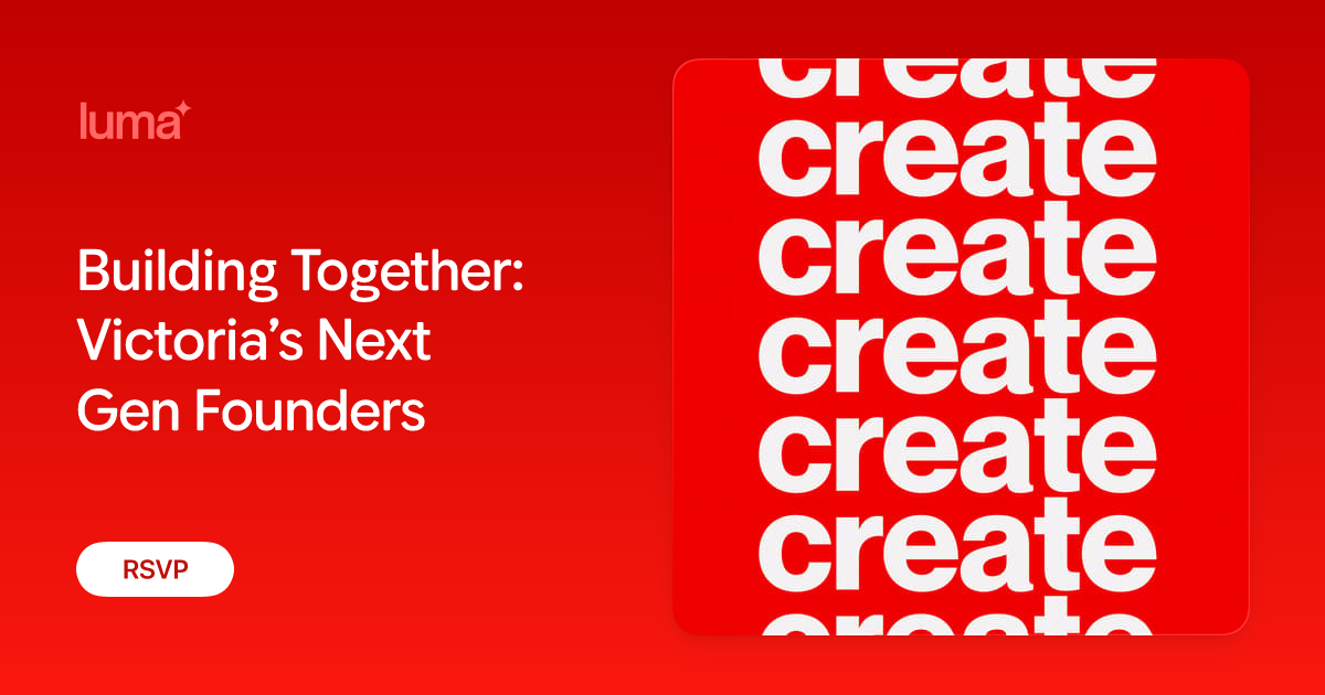 Building Together: Victoria's Next Gen Founders promotional image