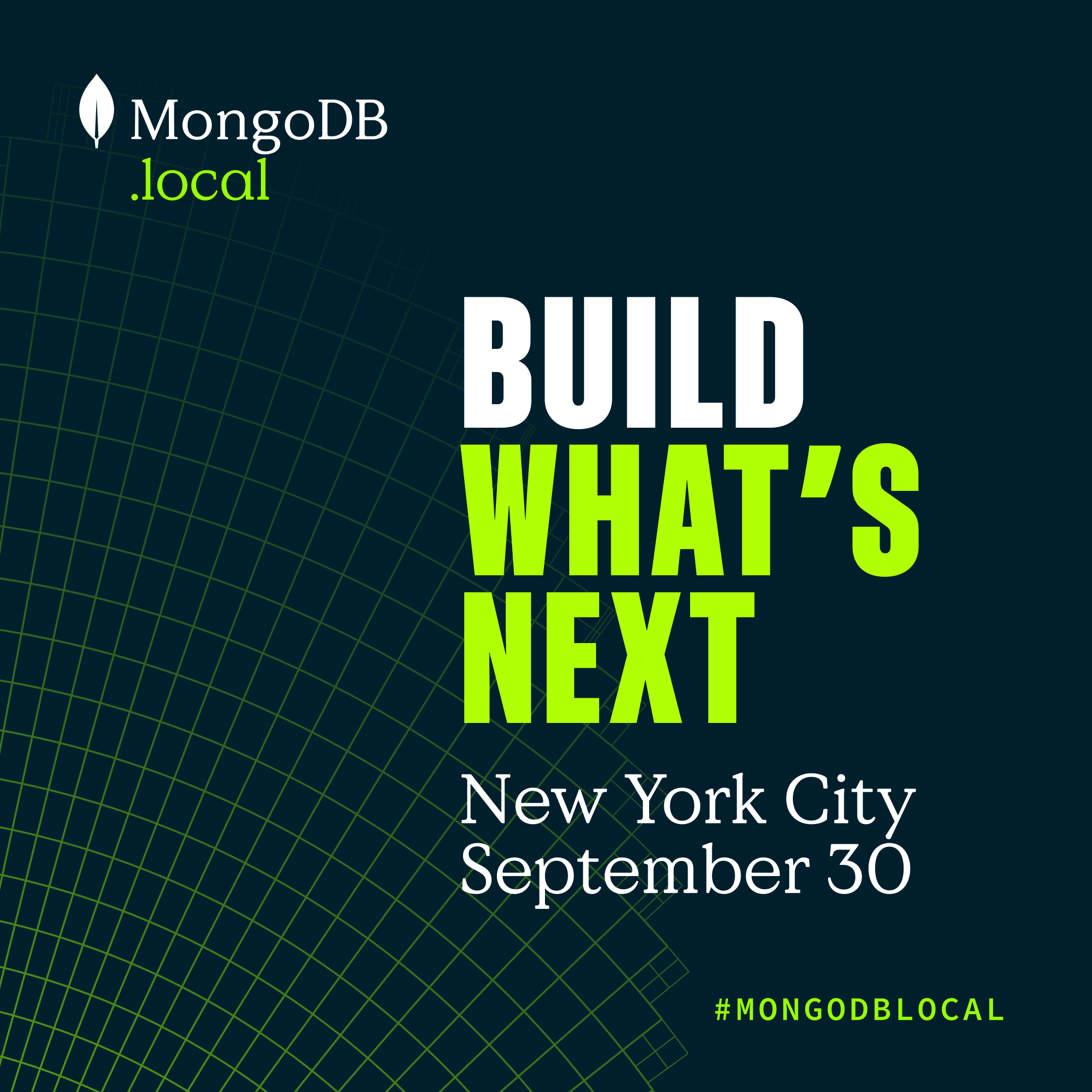 MongoDB.local NYC: For Founders Building What's Next