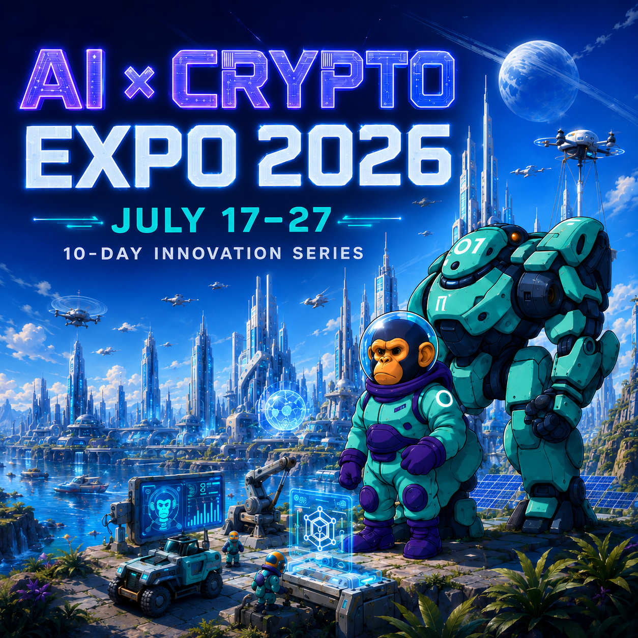 AI x Crypto Expo 2026 - 10-Day Innovation Series