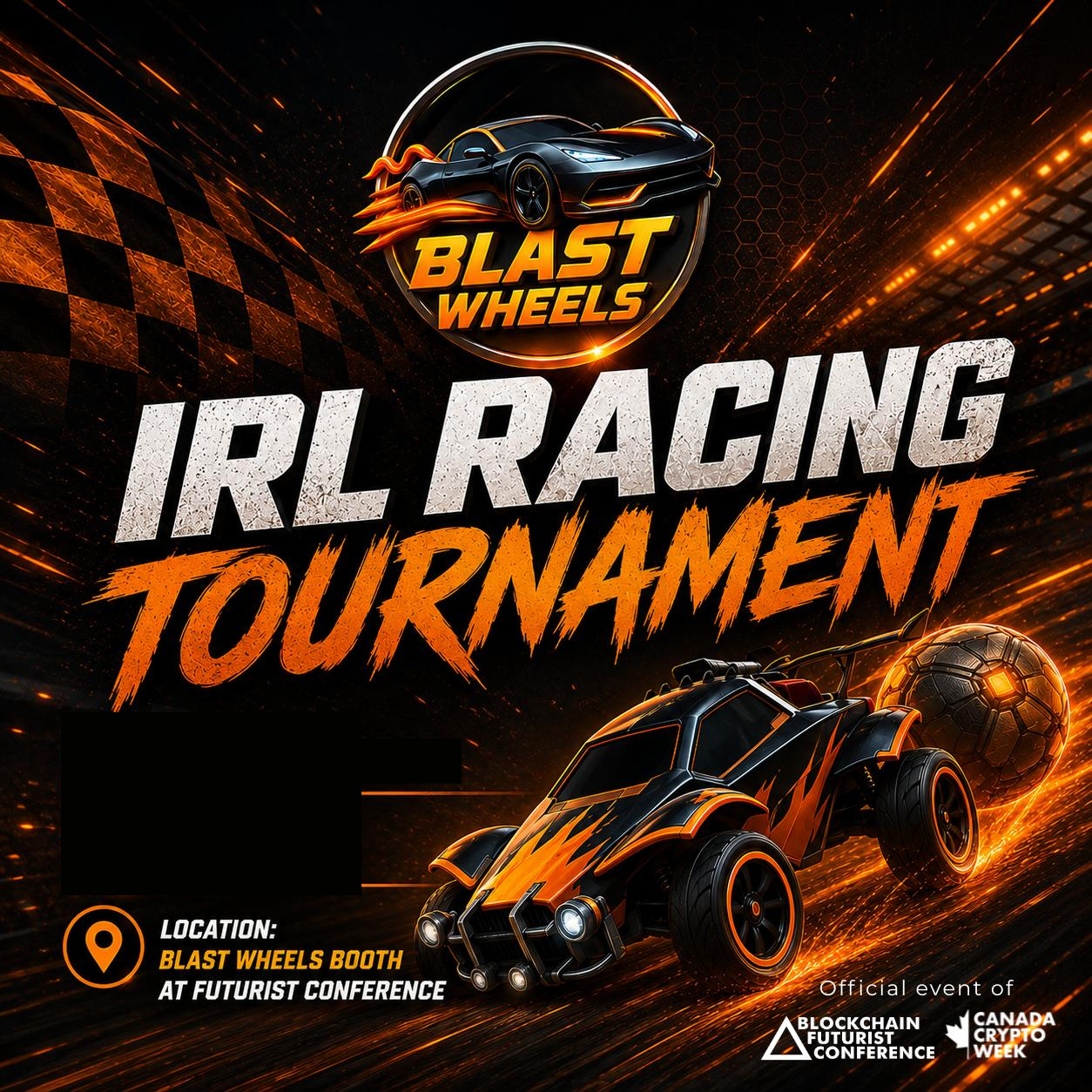 Blast Wheels IRL Racing Tournament – Futurist Toronto 2026