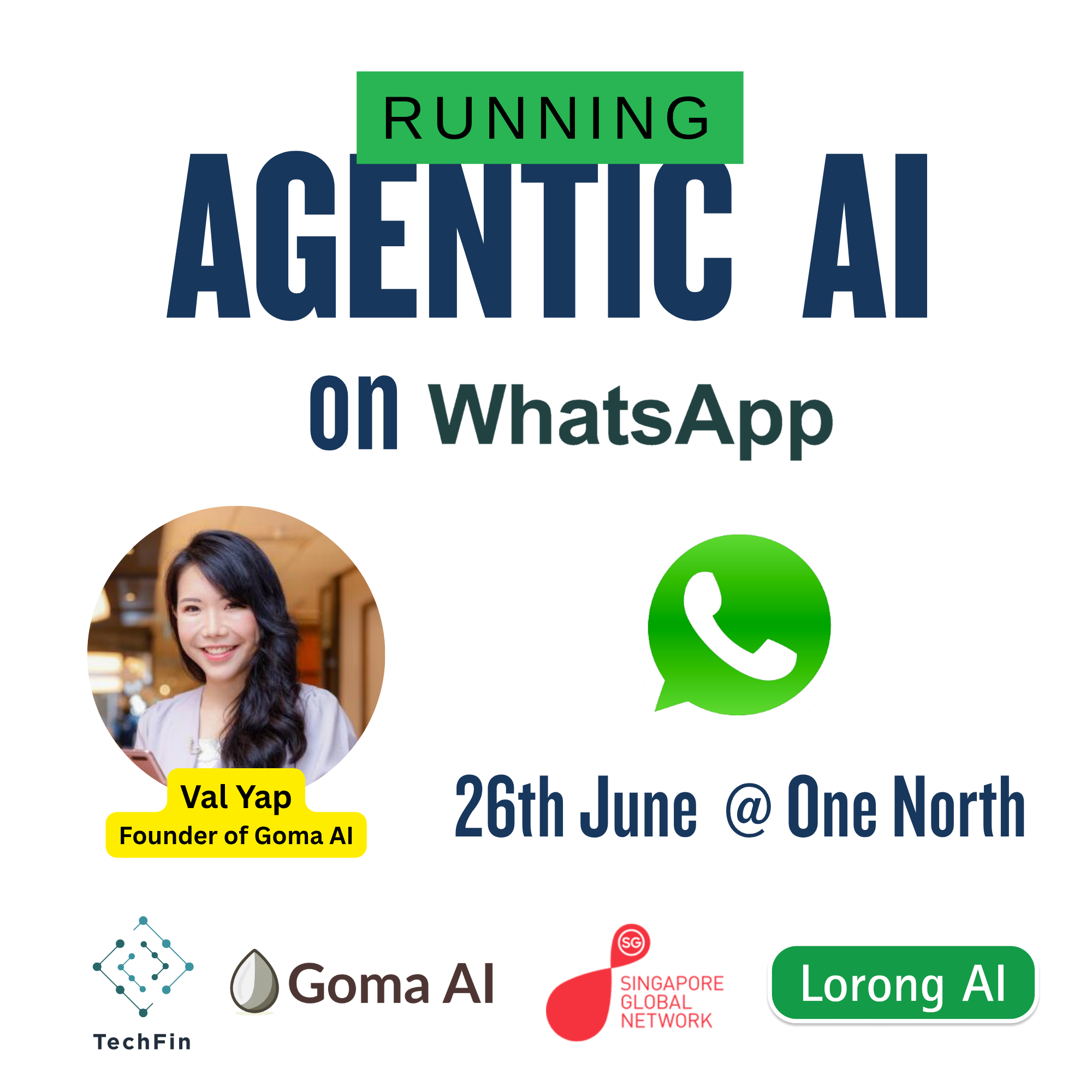 Cover art for #Running Agentic AI on WhatsApp — Singapore