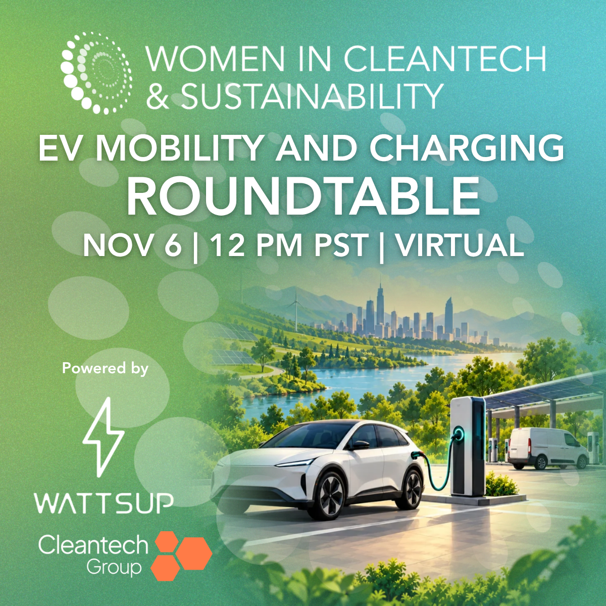 EV Mobility and Charging Roundtable event graphic