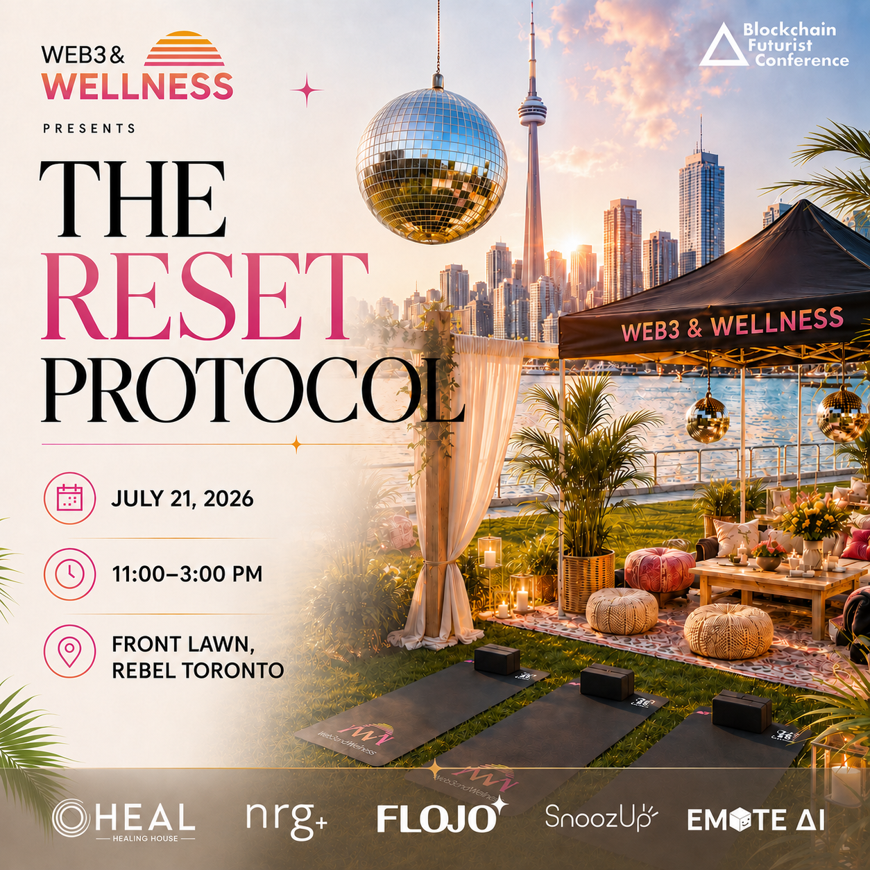 WEB3 WELLNESS LOUNGE - Futurist Conference