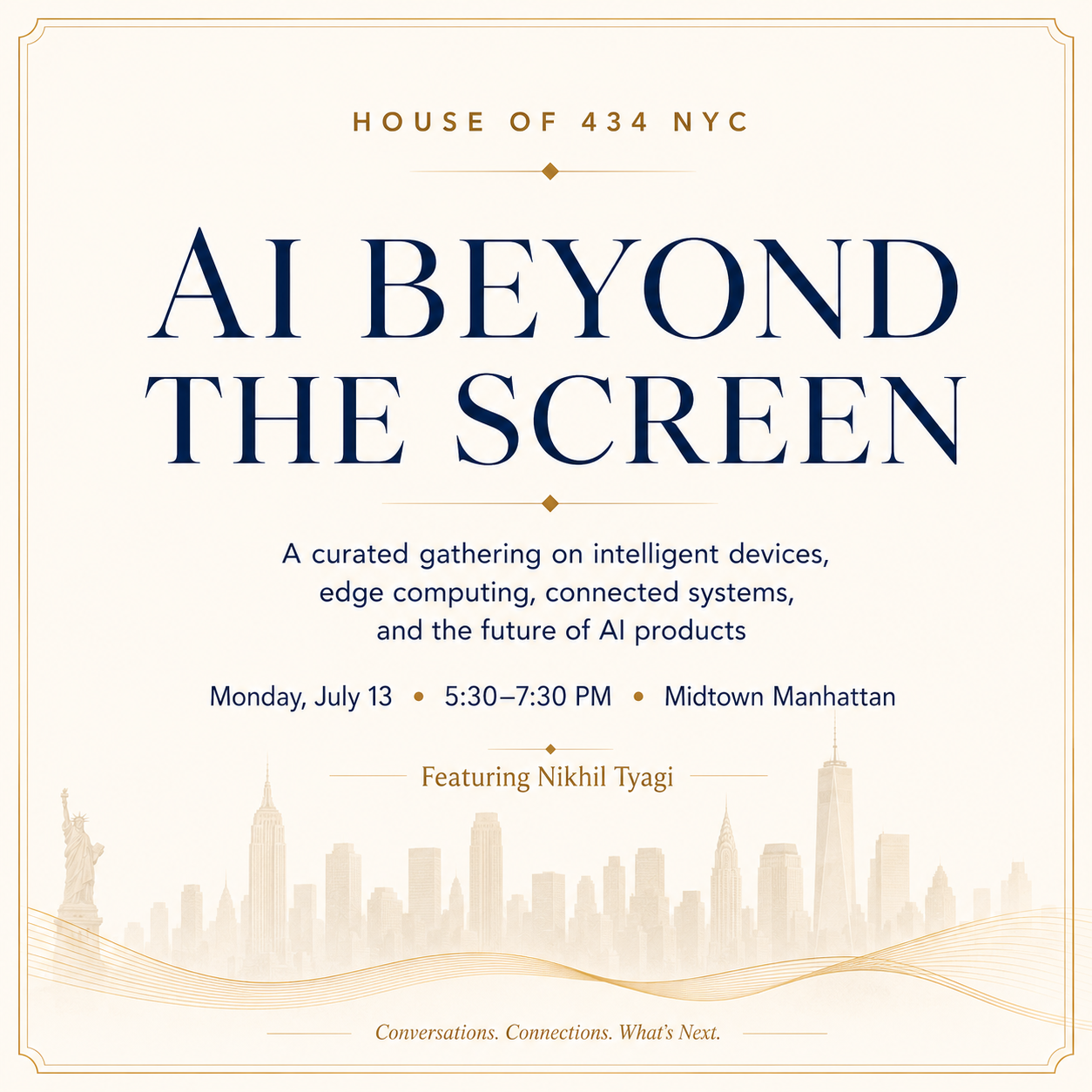 AI Beyond the Screen