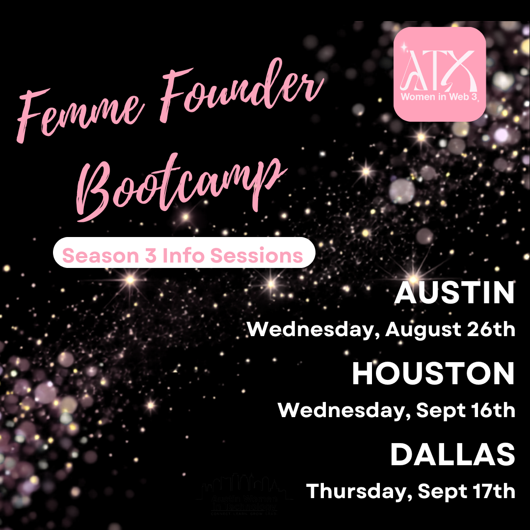 Bootcamp Femme Founder S3 - Séance d'info ! (Dallas)