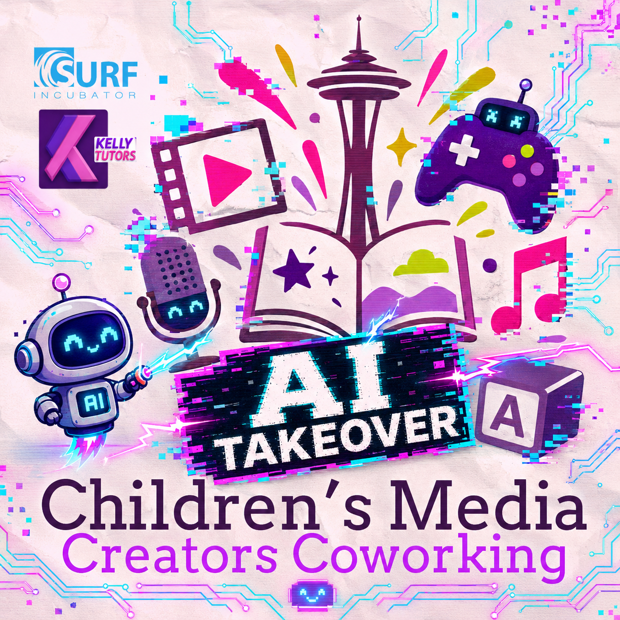 Children’s Media Creators Coworking: AI Week Edition | Kelly Tutors @ SURF Incubator
