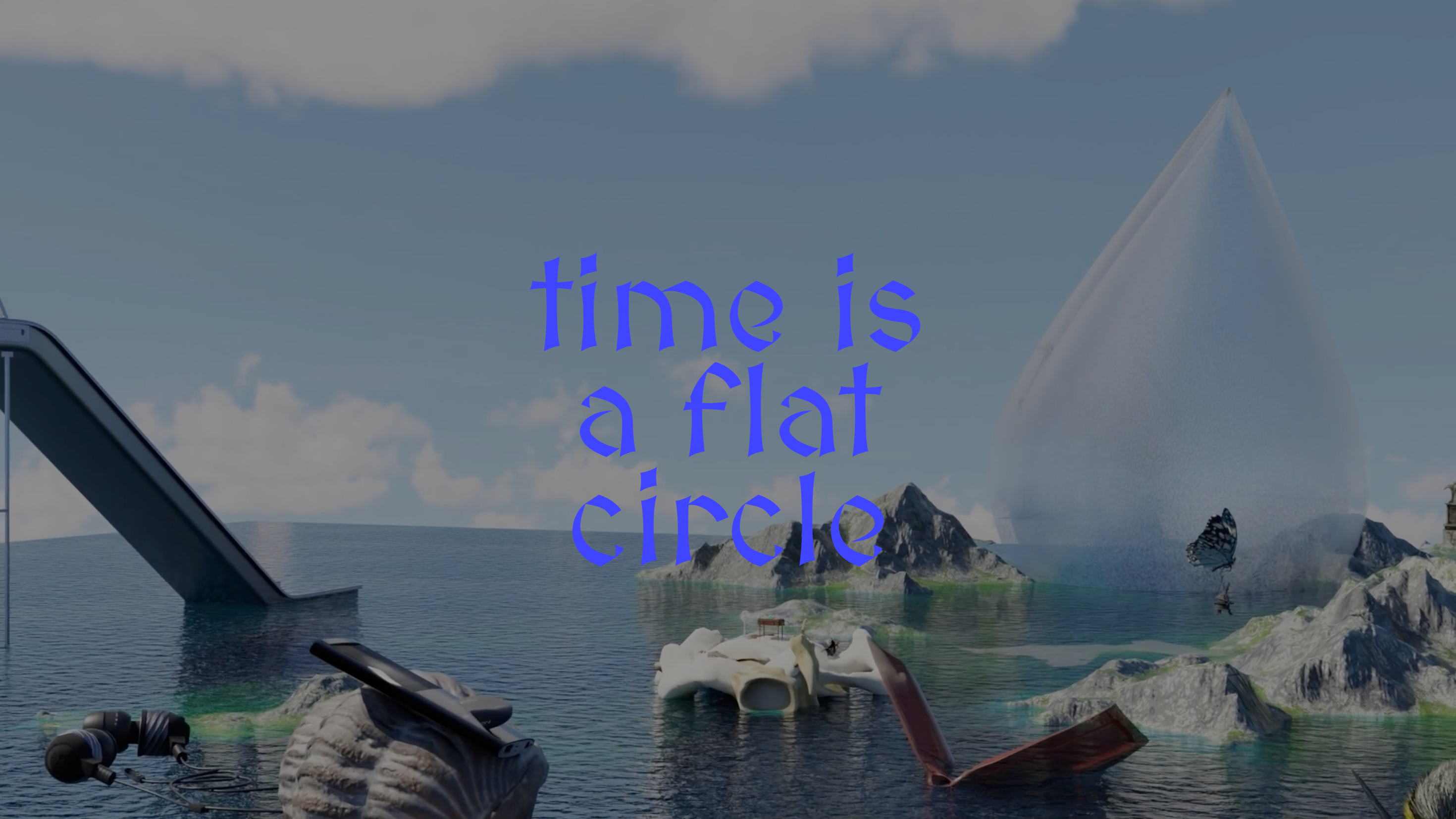 Cover art for #opening reception: time is a flat circle — bitforms gallery