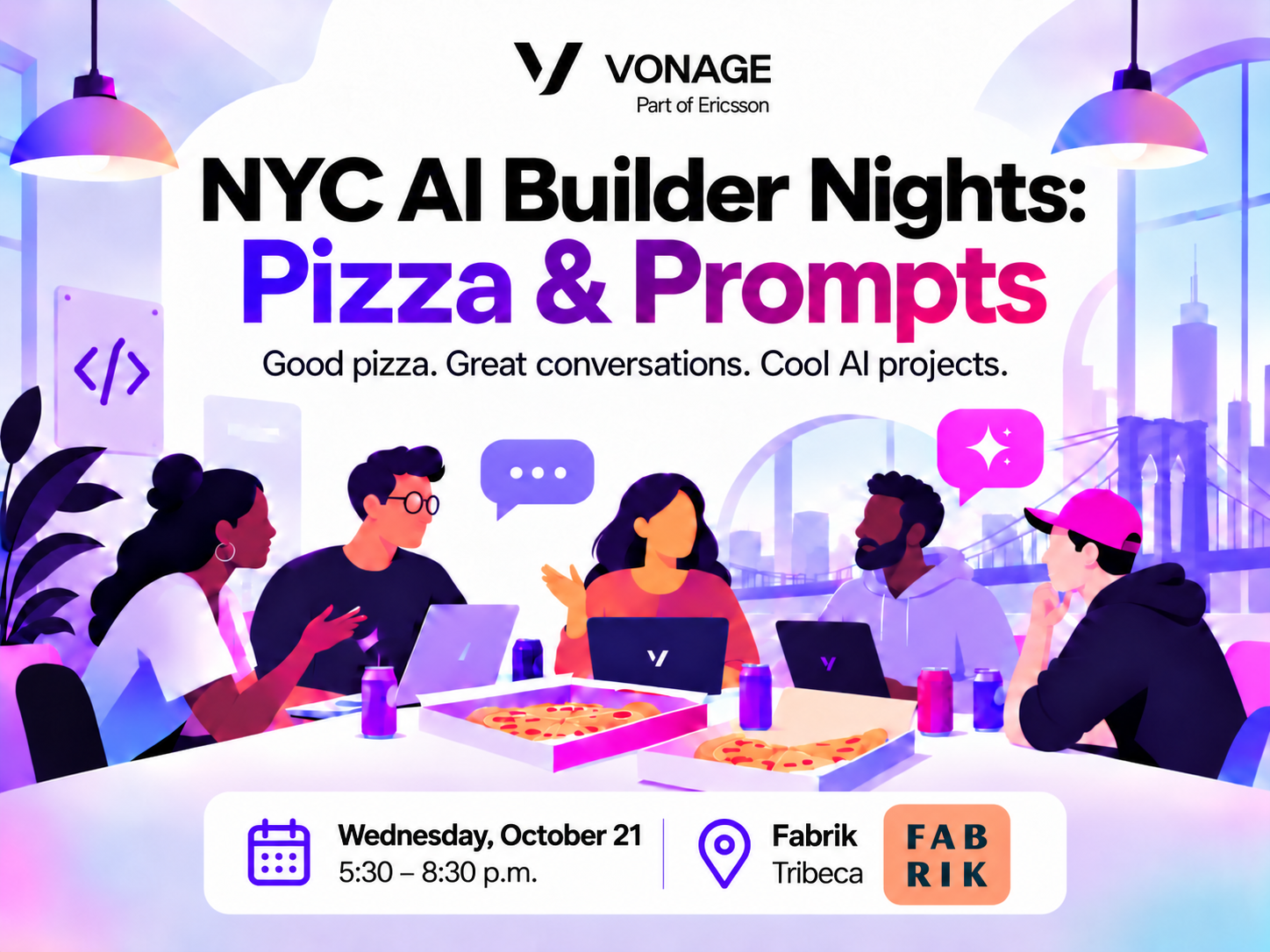 NYC AI Builder Nights: Pizza & Prompts