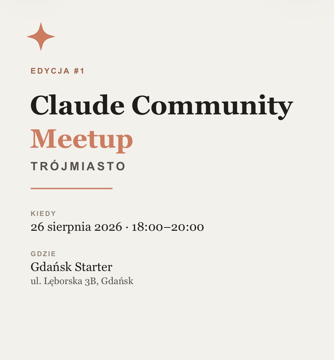 Encuentro Comunitario de Claude Trójmiasto