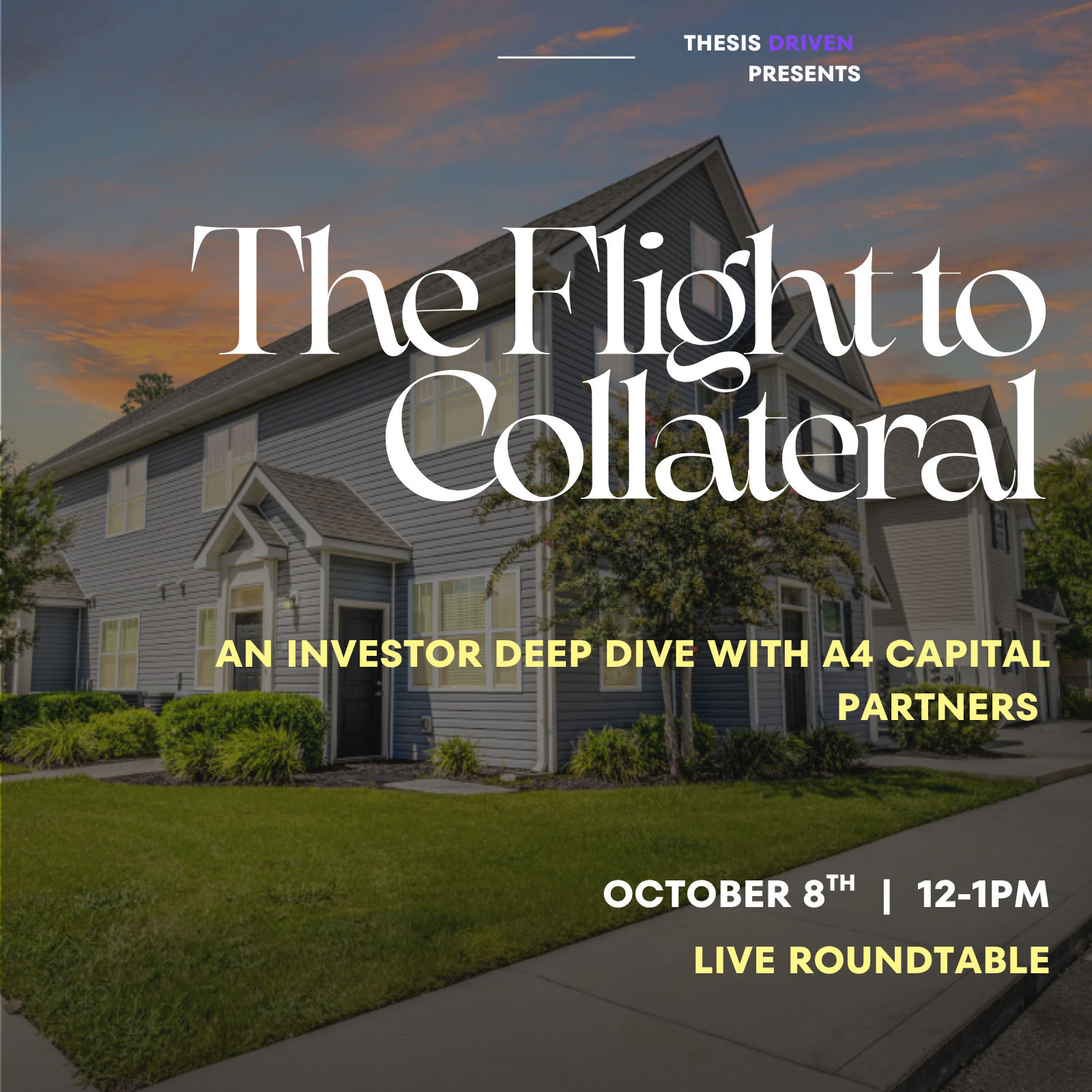 The Flight to Collateral: A Deep Dive on A4 Capital Partners