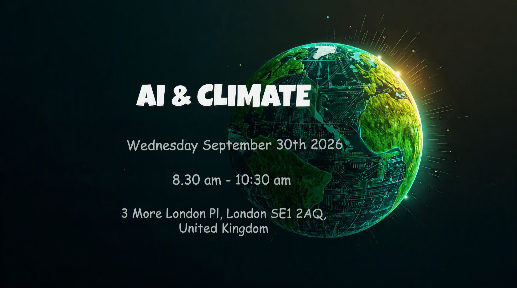 AI & Climate Breakfast