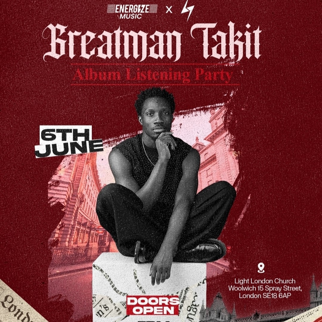 Cover art for #Greatman Takit Album Listening Party — Light London Church Woolwich