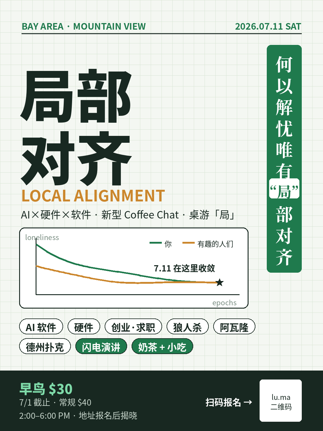 局部对齐 Local Alignment · AI×软硬件×桌游Mix聚会