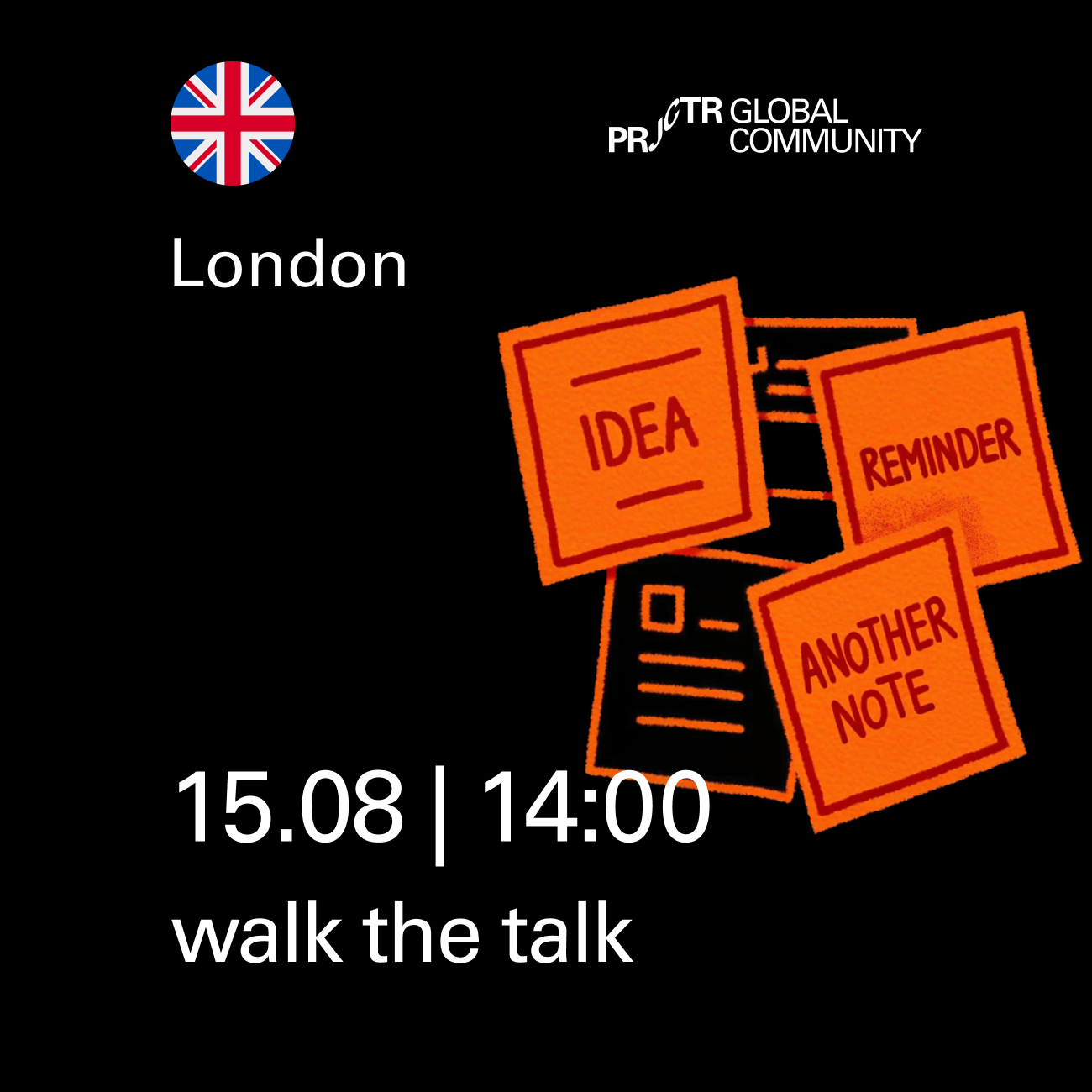 London. Walk the Talk: Ideas Beyond RFS