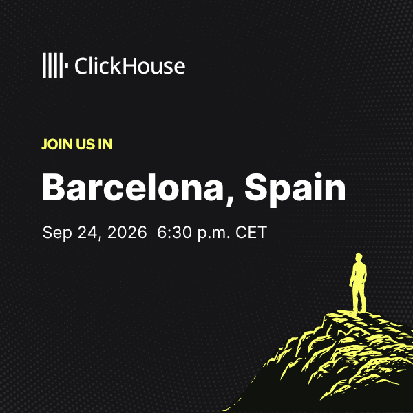 AI Builders and Databases Barcelona by ClickHouse.