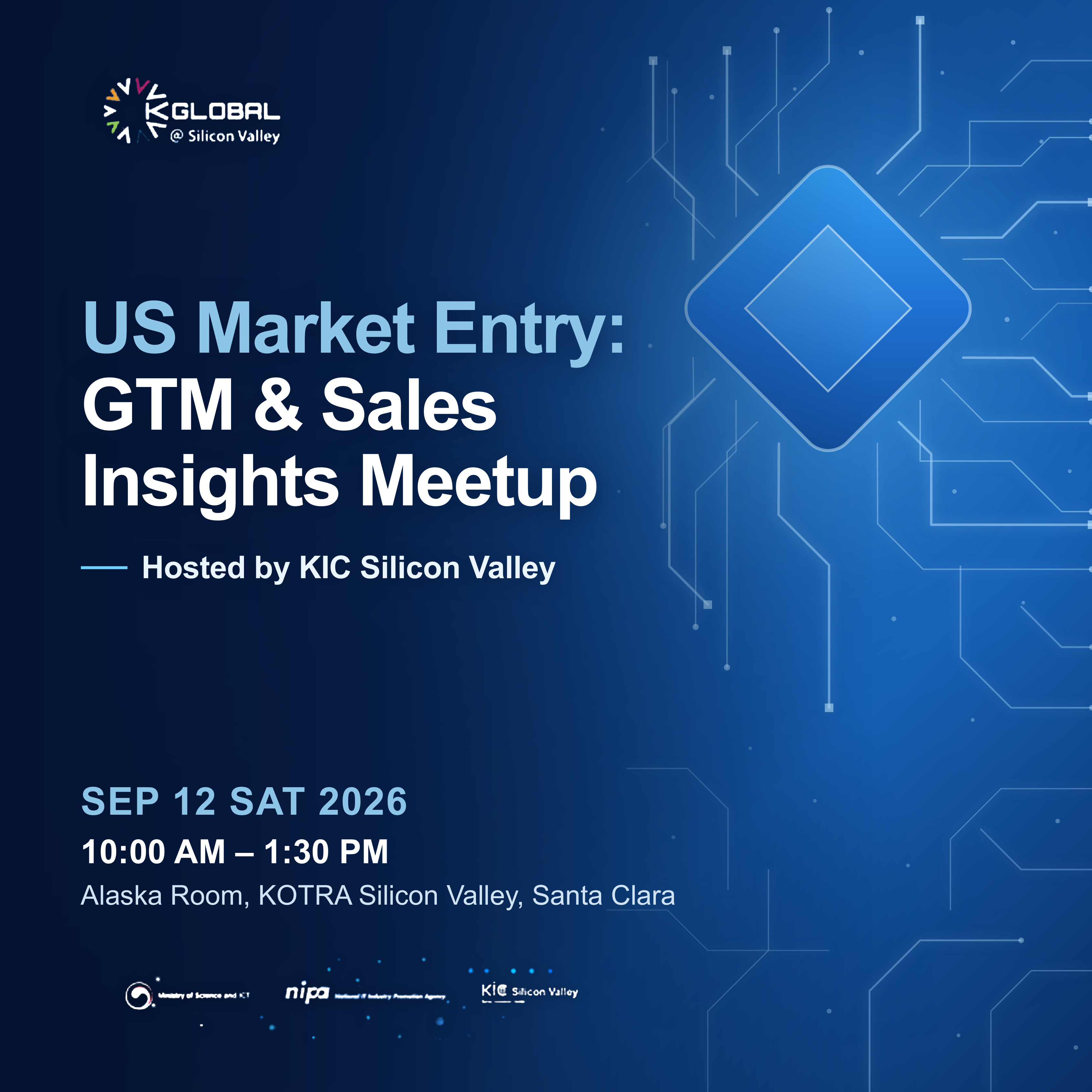 Entrée sur le marché américain : Meetup sur les insights GTM et de vente