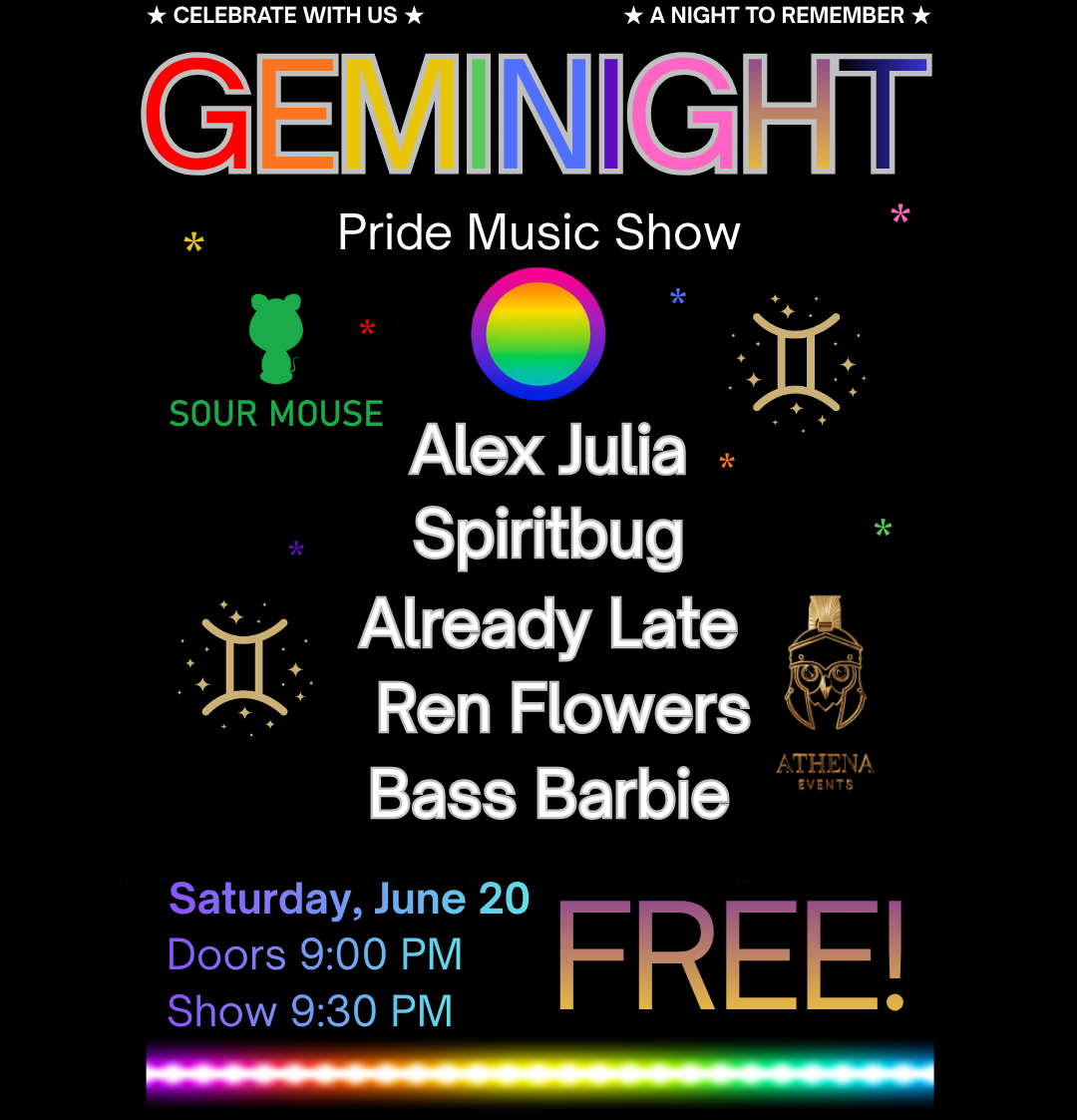 Cover art for #Geminight: Pride Music Show — Sour Mouse