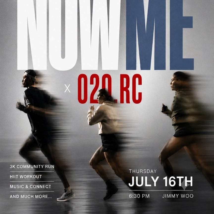 NOW ME × 020.RC COMMUNITY RUN