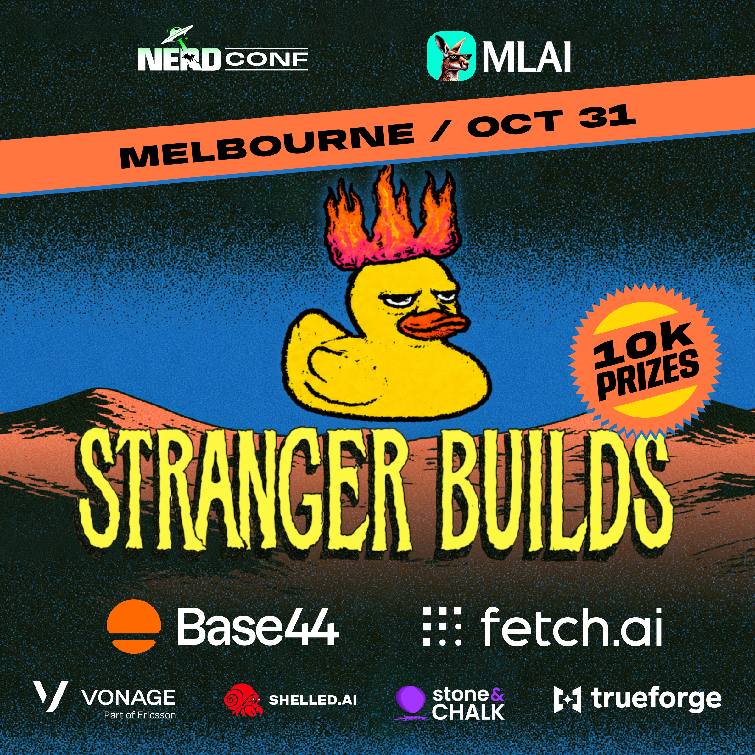 STRANGER BUILDS l $10k USD CASH PRIZES I Halloween Hackathon (MELBOURNE)