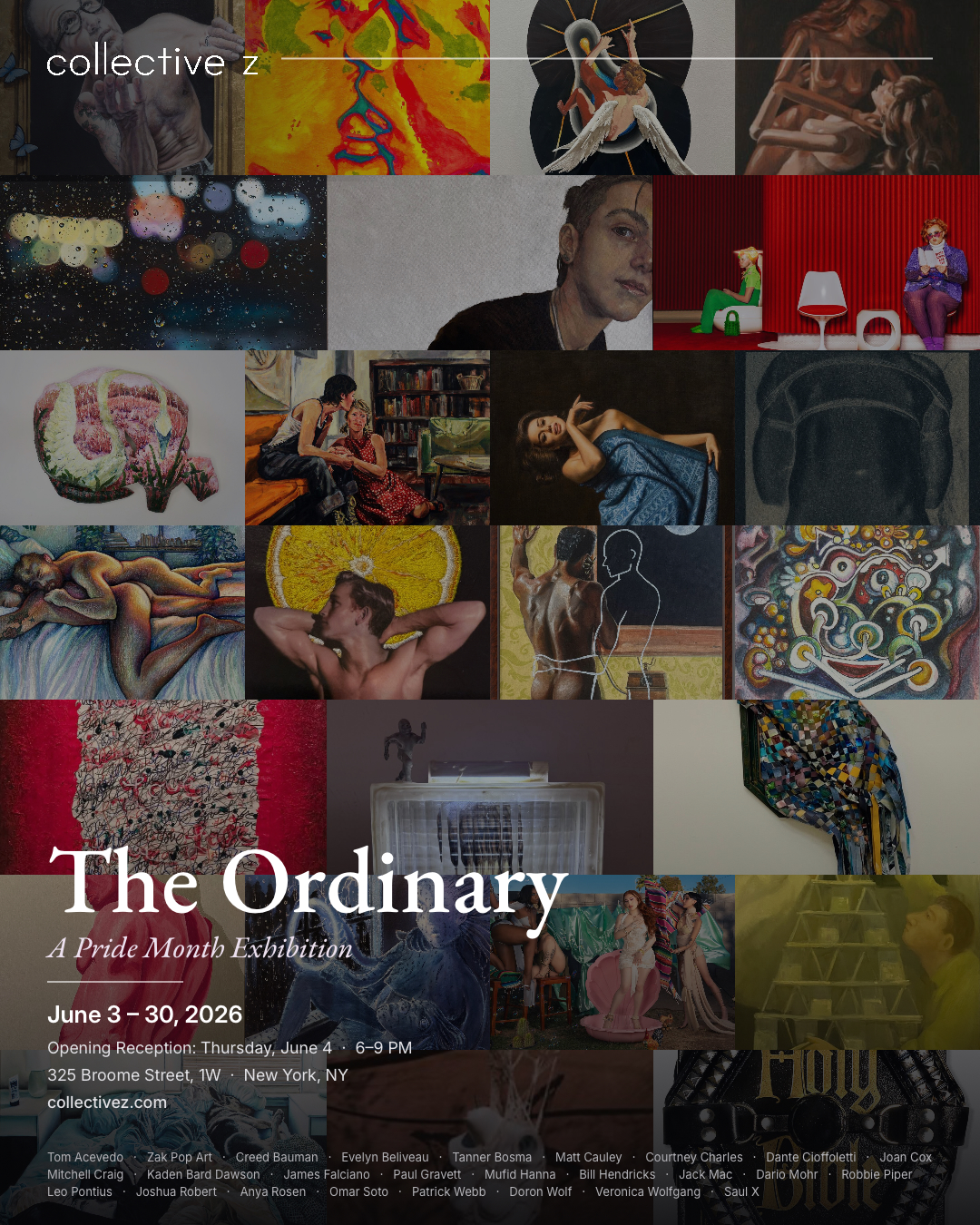 Cover art for #The Ordinary - Pride Month Group Exhibition Opening Celebration — Collective Z Gallery