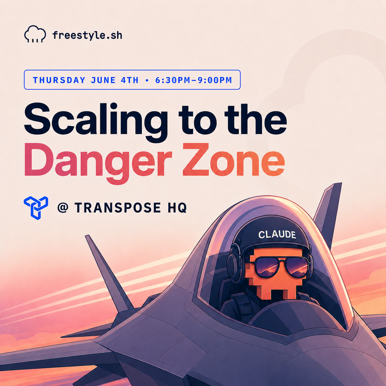 Cover art for #Scaling to the DANGER ZONE @ Transpose HQ — San Francisco, CA