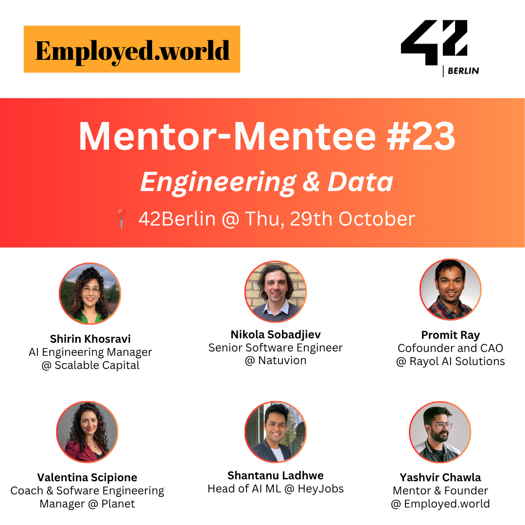 Mentor-mentee Meetup #23: Engineering & Data