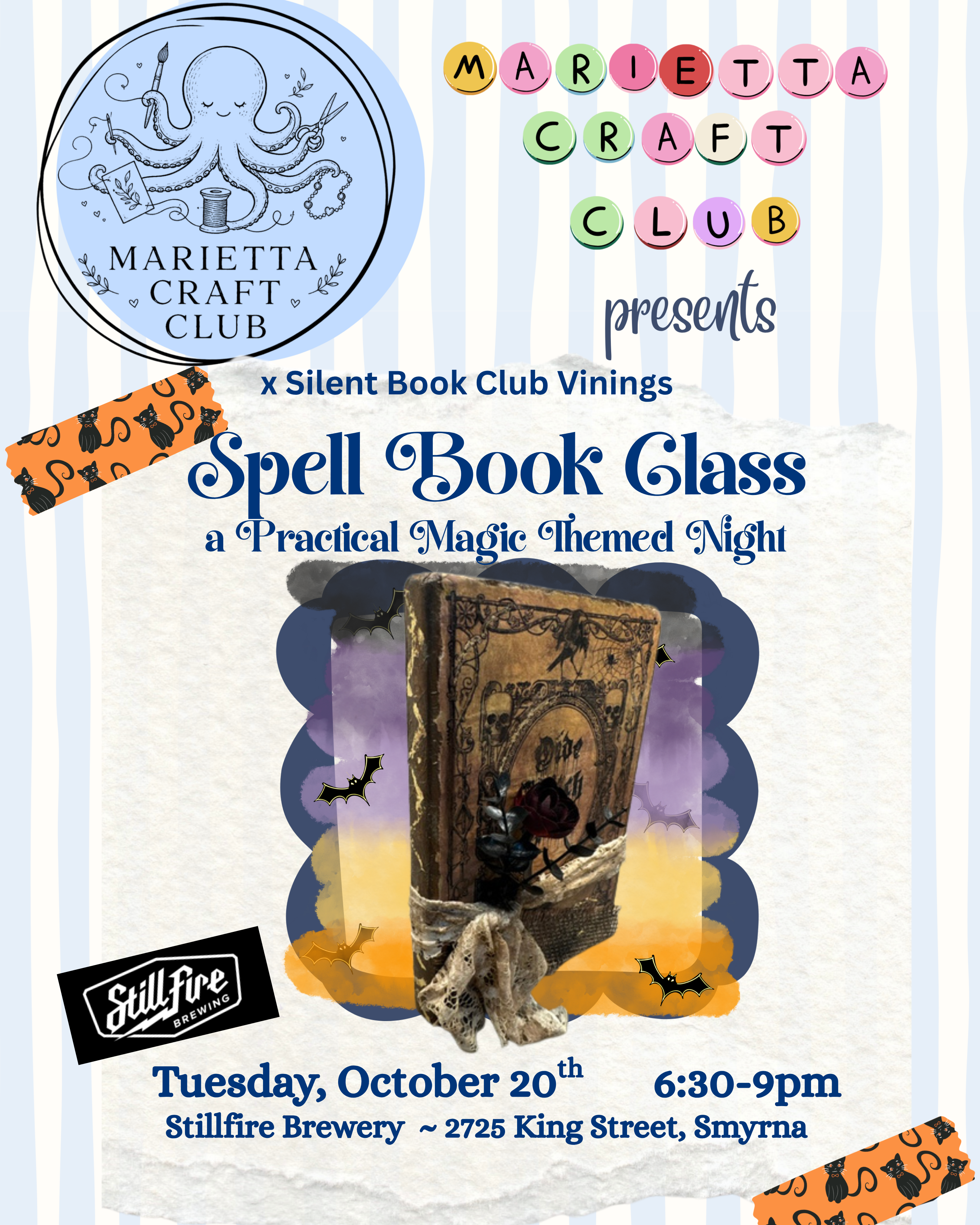 SPELL BOOK: A Practical Magic Inspired Craft Night