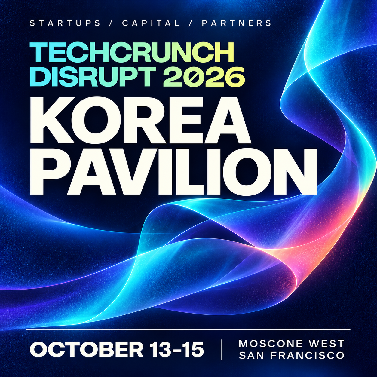 Pabellón de Corea x TechCrunch Disrupt 2026
