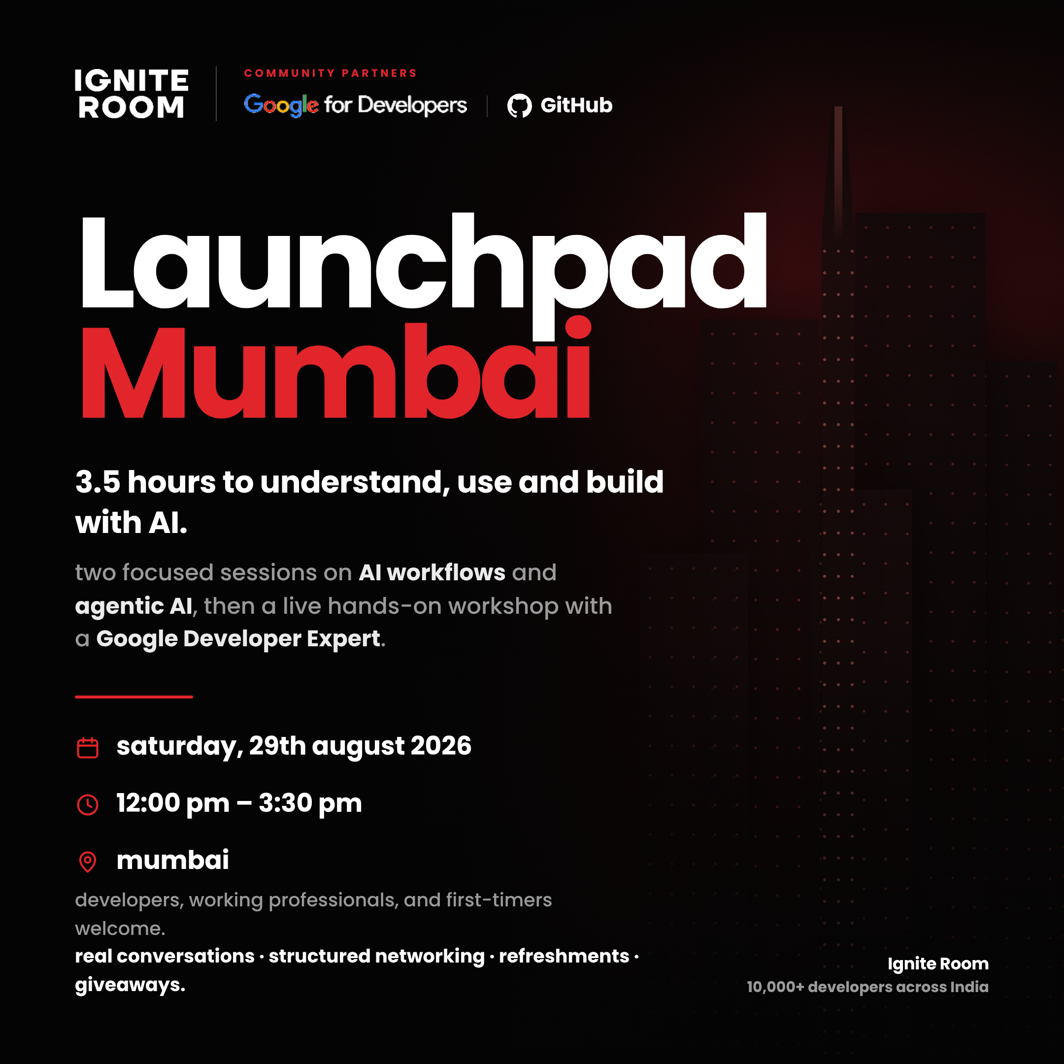 Launchpad - Mumbai — event poster