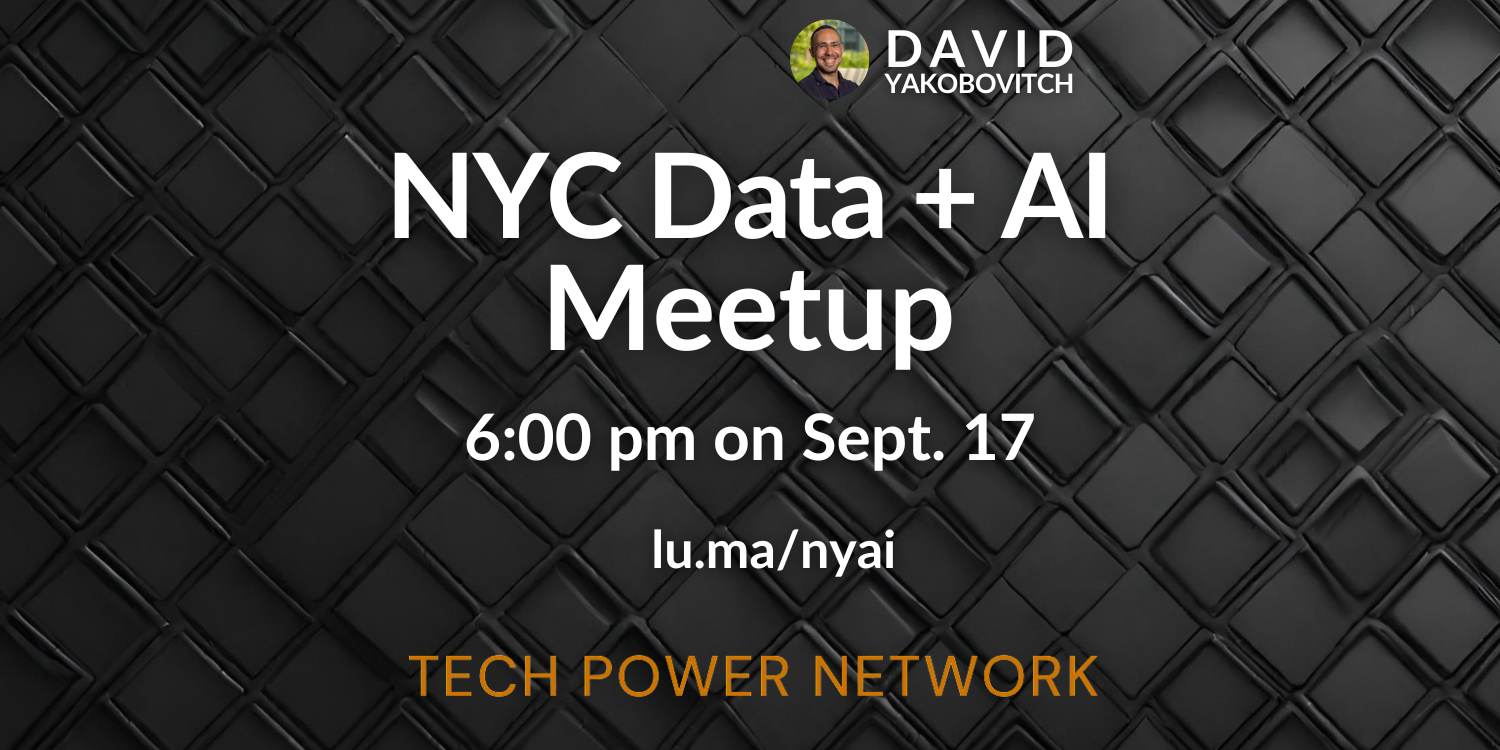 NYC Data + AI Happy Hour Meetup
