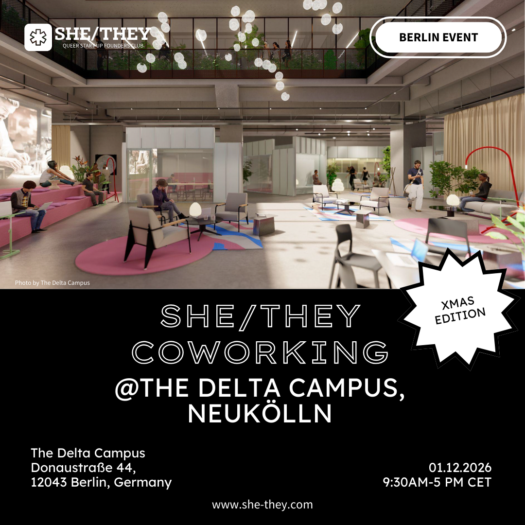SHE/THEY Berlin – Xmas FLINTA* Coworking @The Delta Campus