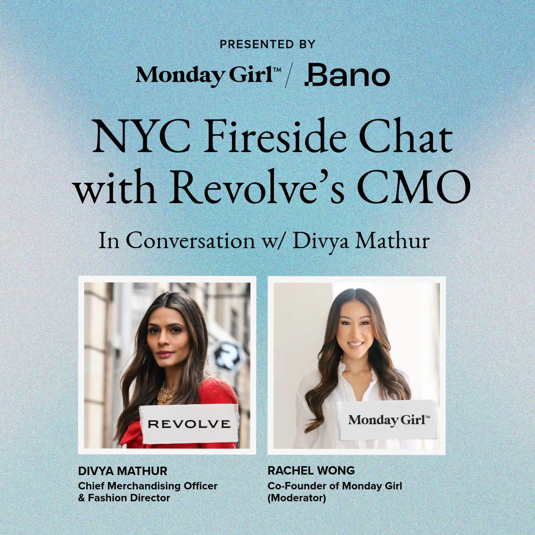 Fireside Chat w. CMO @ Revolve (Divya Mathur) at Maxwell Social 🍸